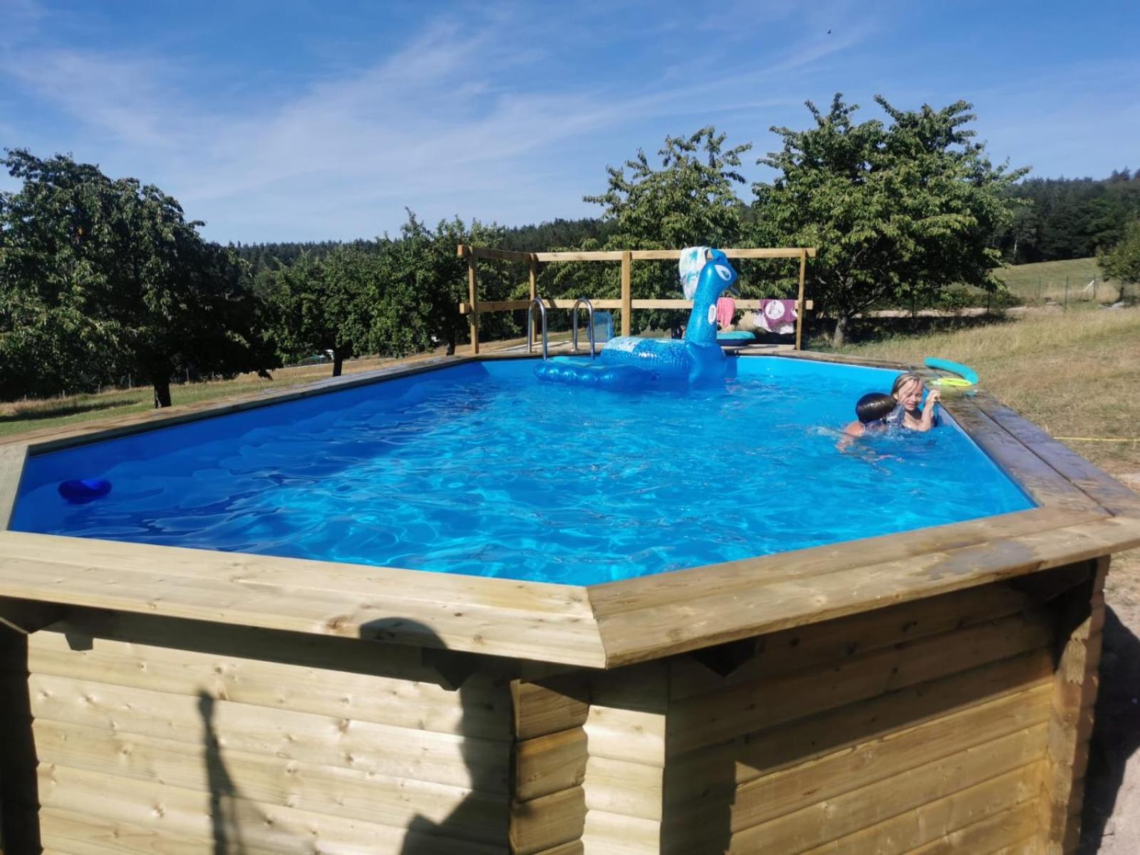 Ferienwohnung Nähe Dresden mit Pool & Spielplatz - FeWo 