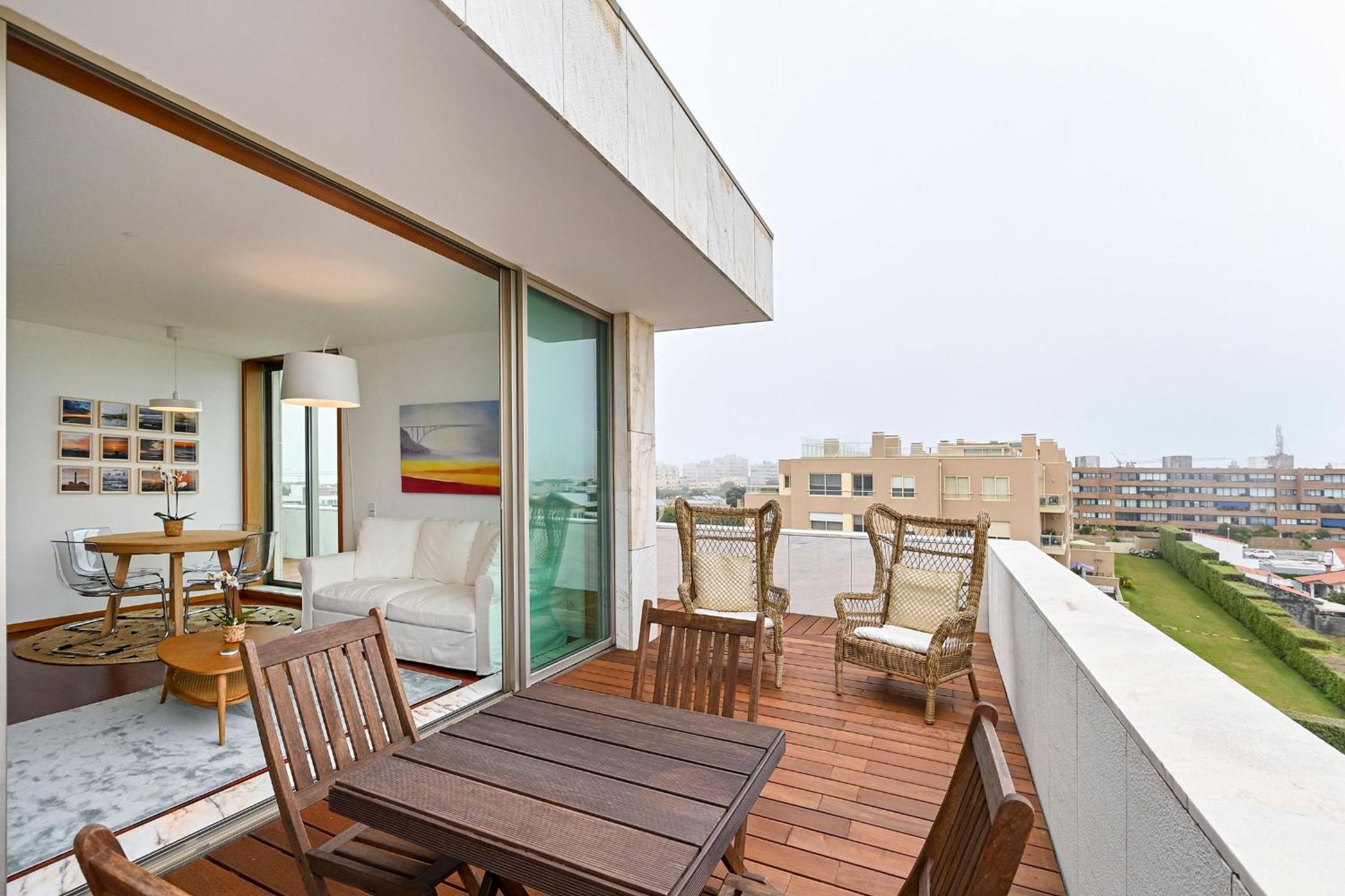 Leça Front Beach Luxury Penthouse