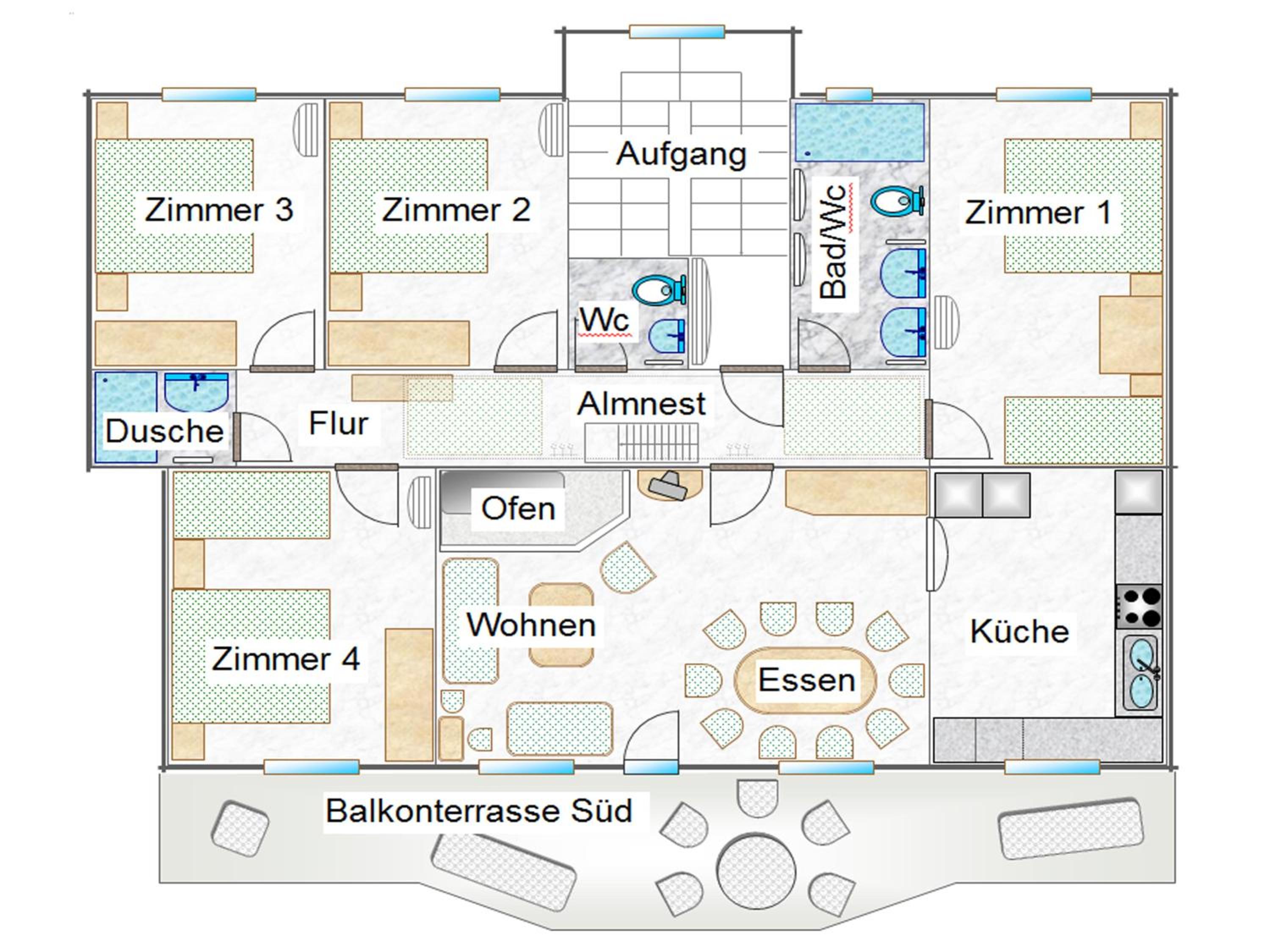 Appartement Bergrose view 3