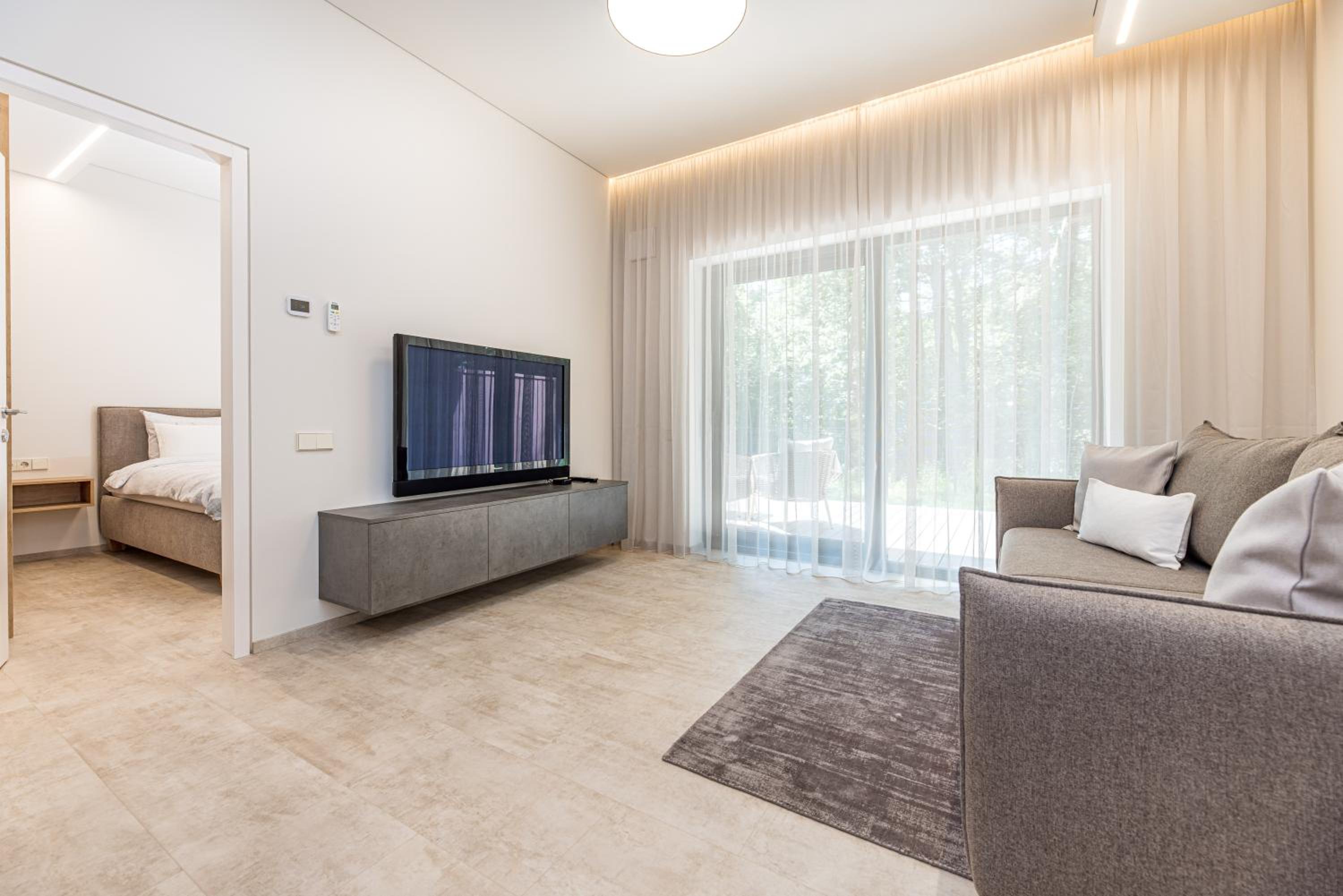 Luxury Apartment DOLCE VITA - 2 kambariai - terasa prie miško - 650 m iki jūros view 5