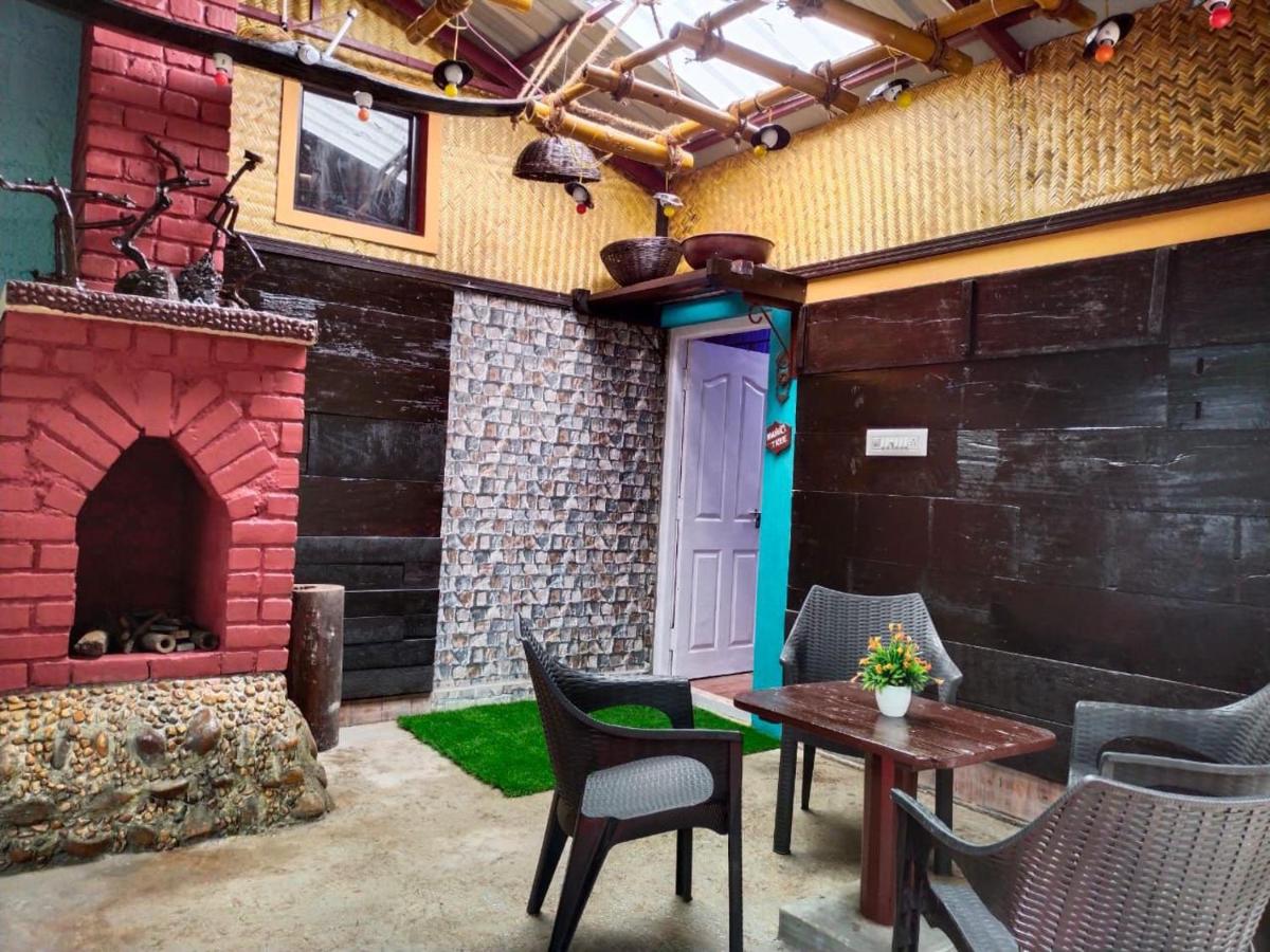 outdoor BBQ area