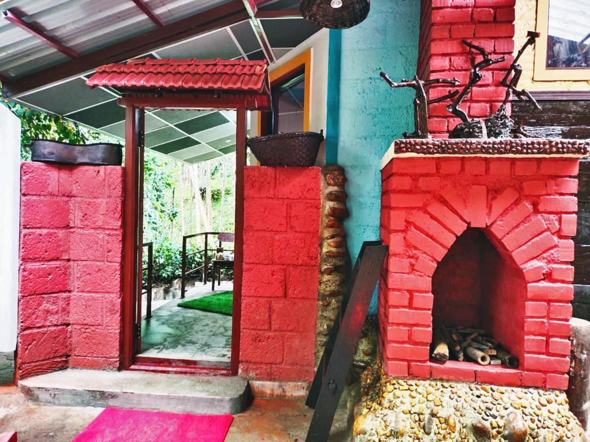 outdoor BBQ area