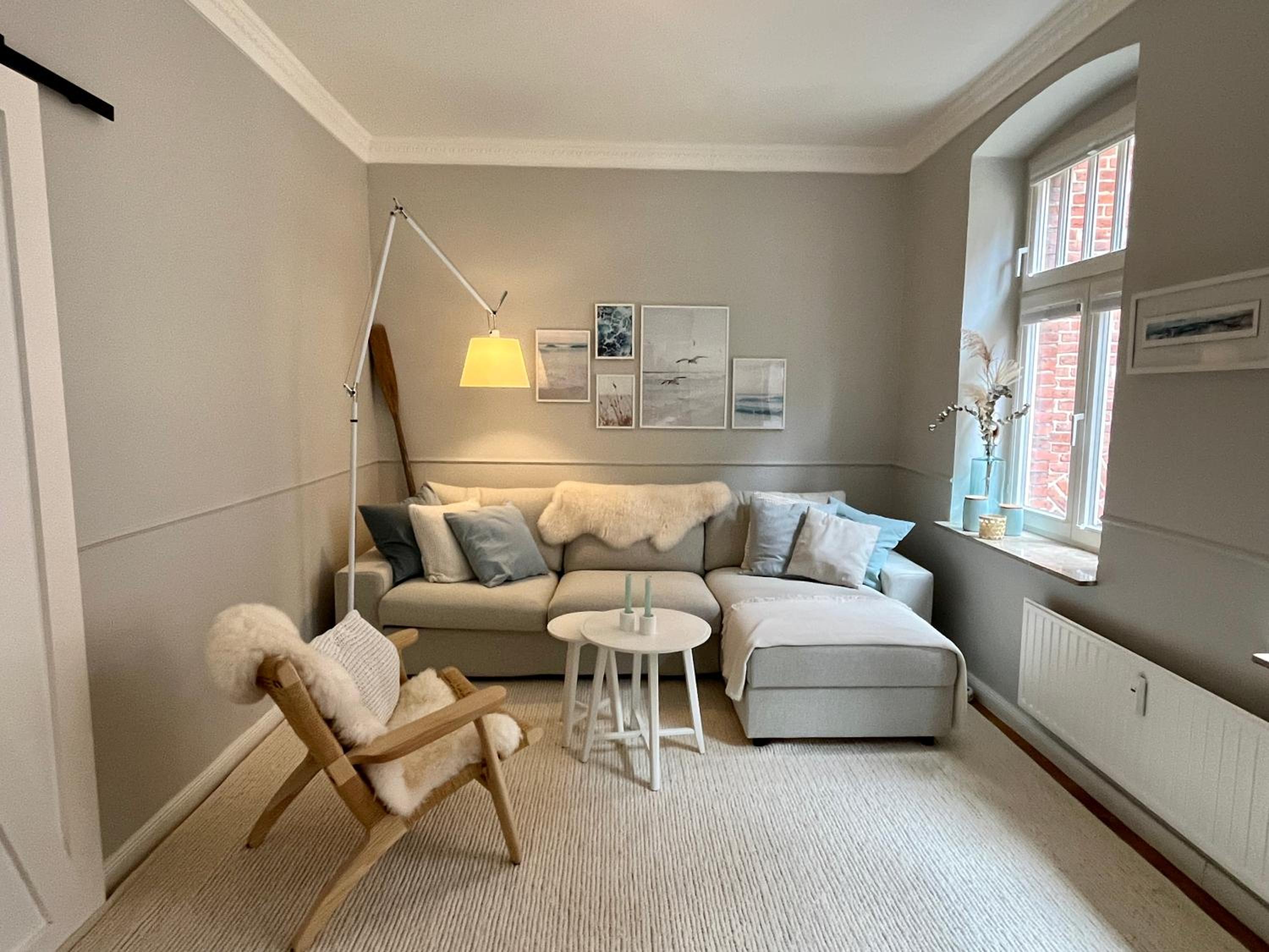 3 Zimmer Ferienwohnung Burghof mit Balkon im Herzen Flensburgs