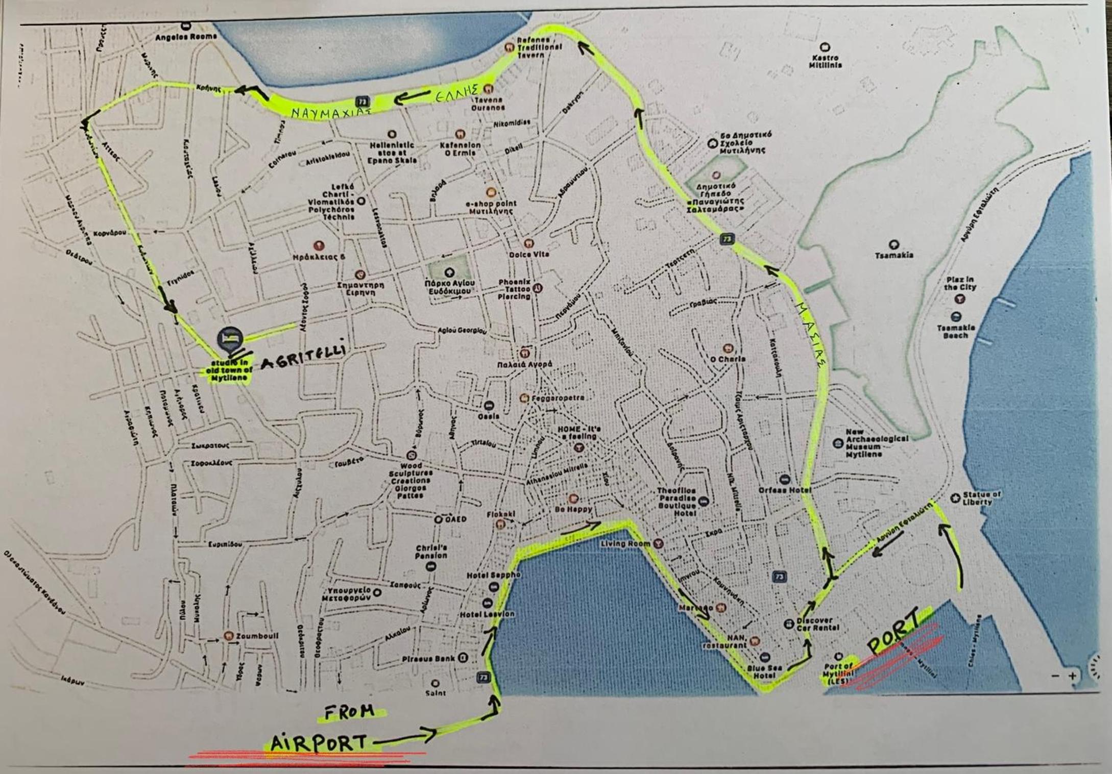 studio in old town of Mytilene view 5