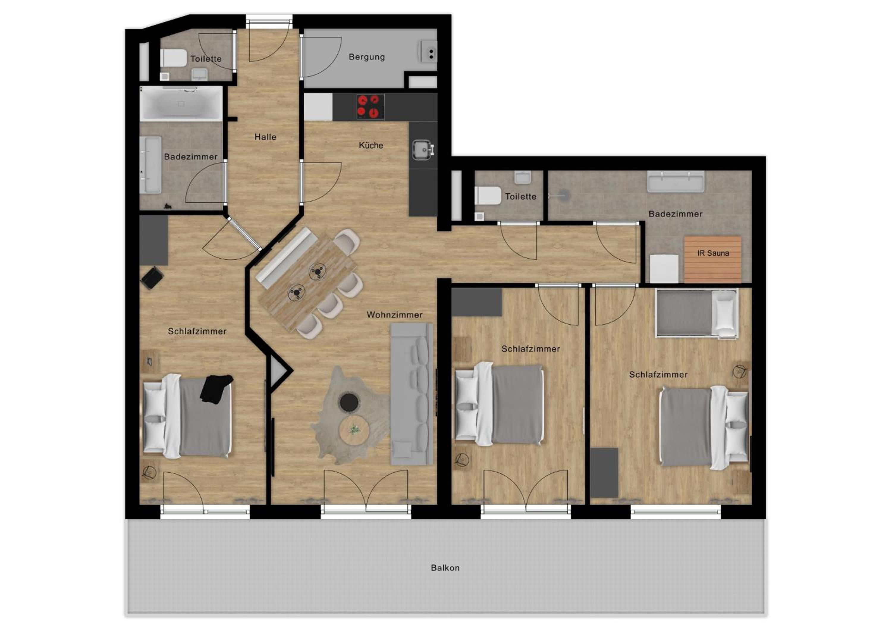 Appartement Iglsberg Top 6 view 3