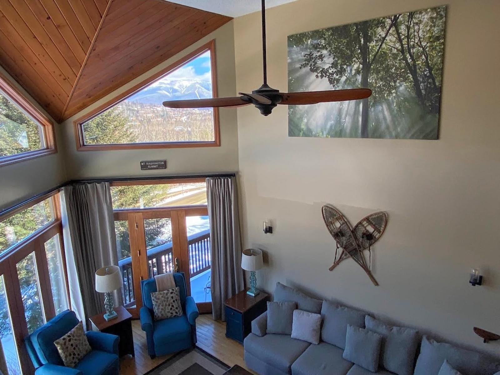 C1 Top Rated Ski-In Ski-Out Townhome Great views fireplaces fast wifi AC Short walk to slopes view 5