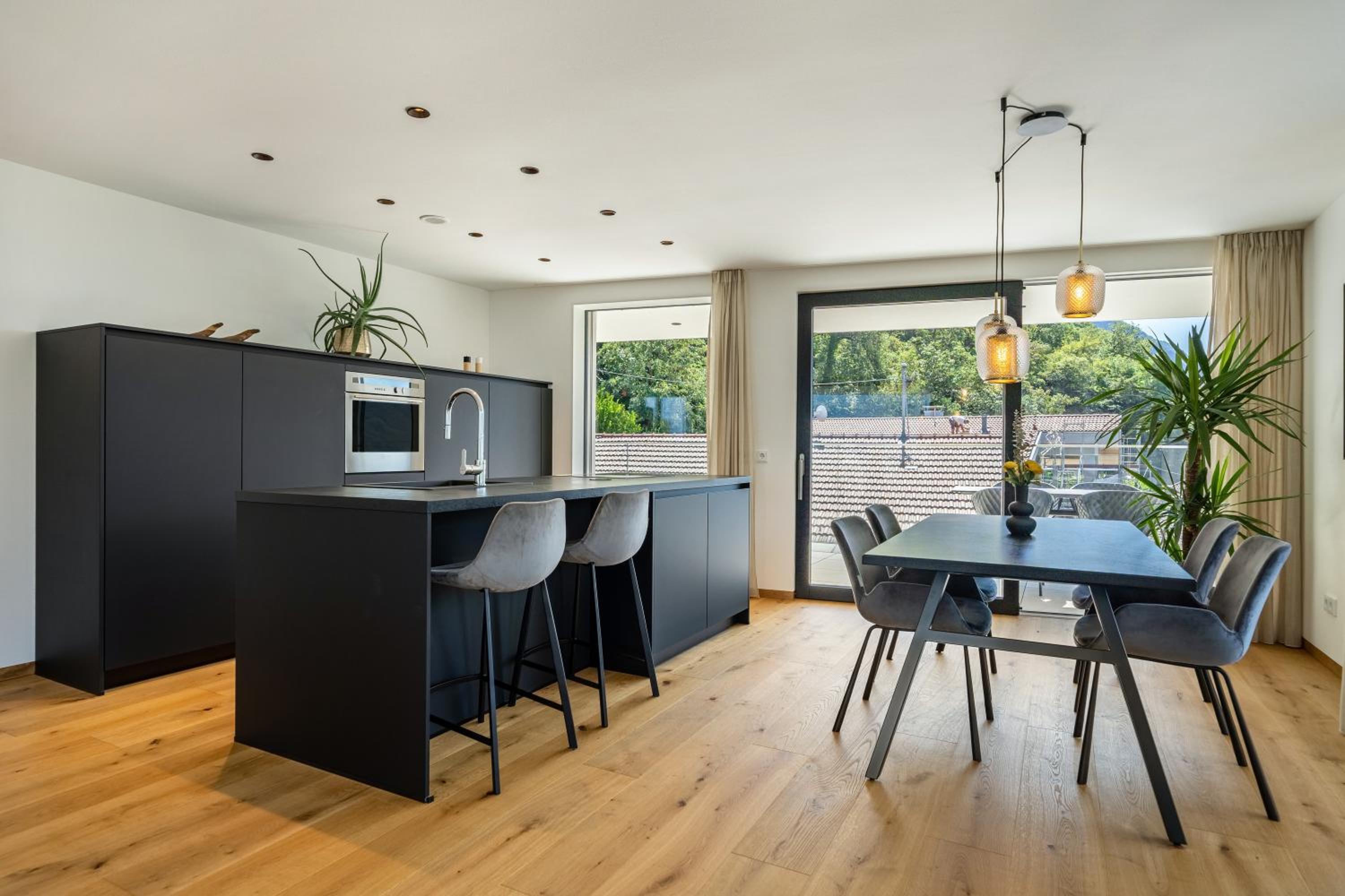 Videre Penthouse Lodge en Gargazzone — kitchen