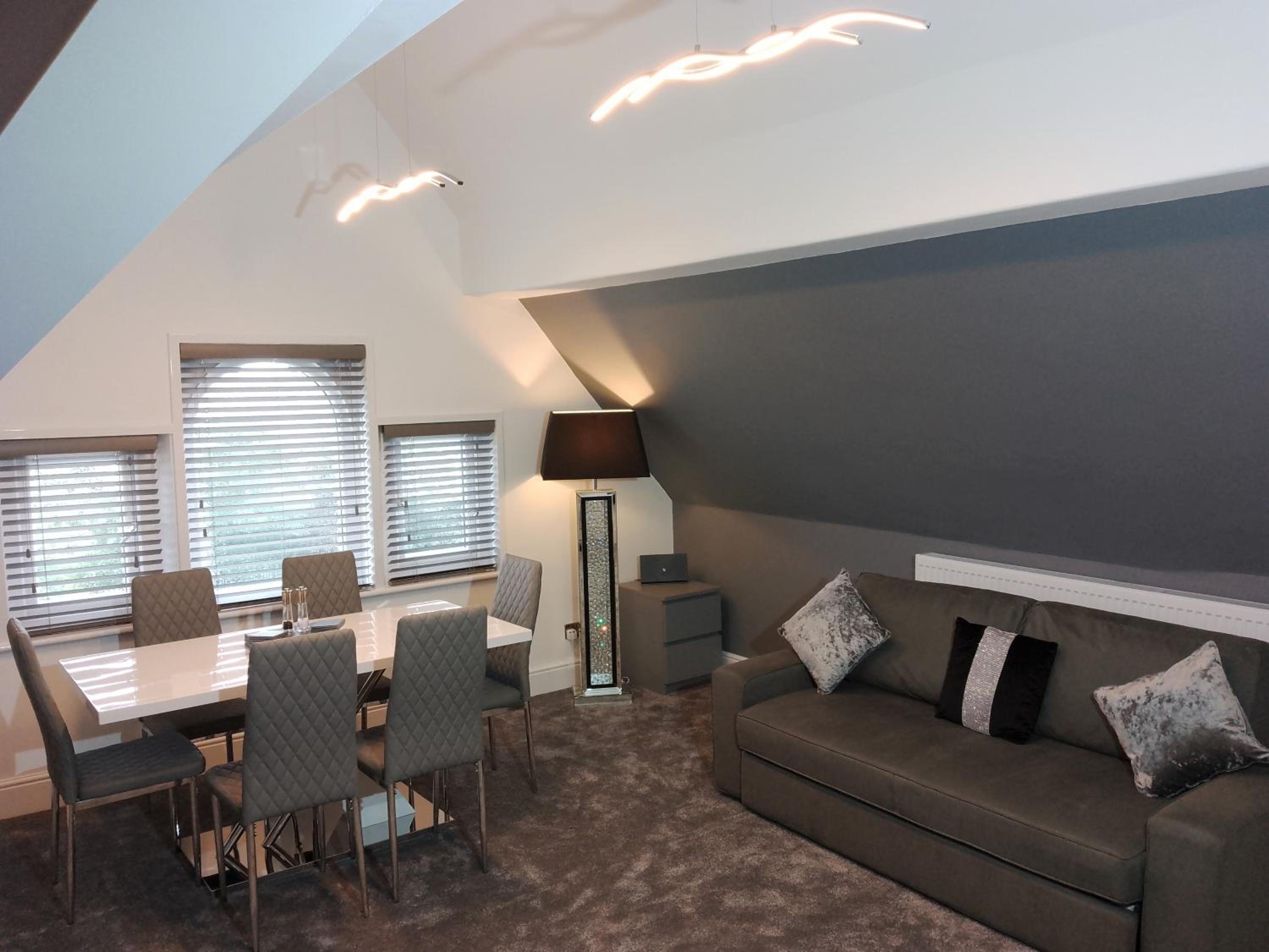 St Anne's Lodge Apartments Penthouse with Seaview, Lytham St Anne's view 2