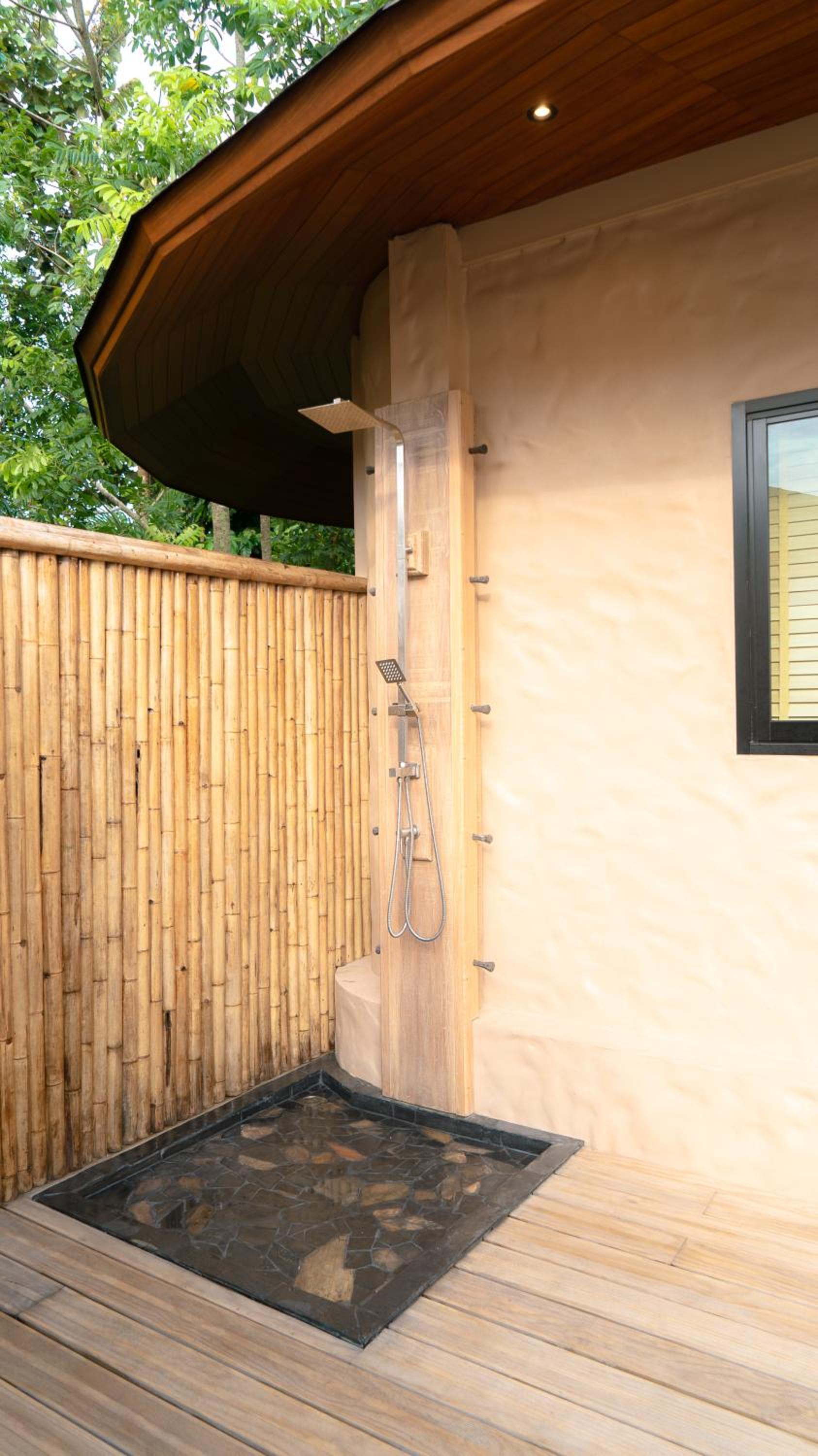 outdoor BBQ area