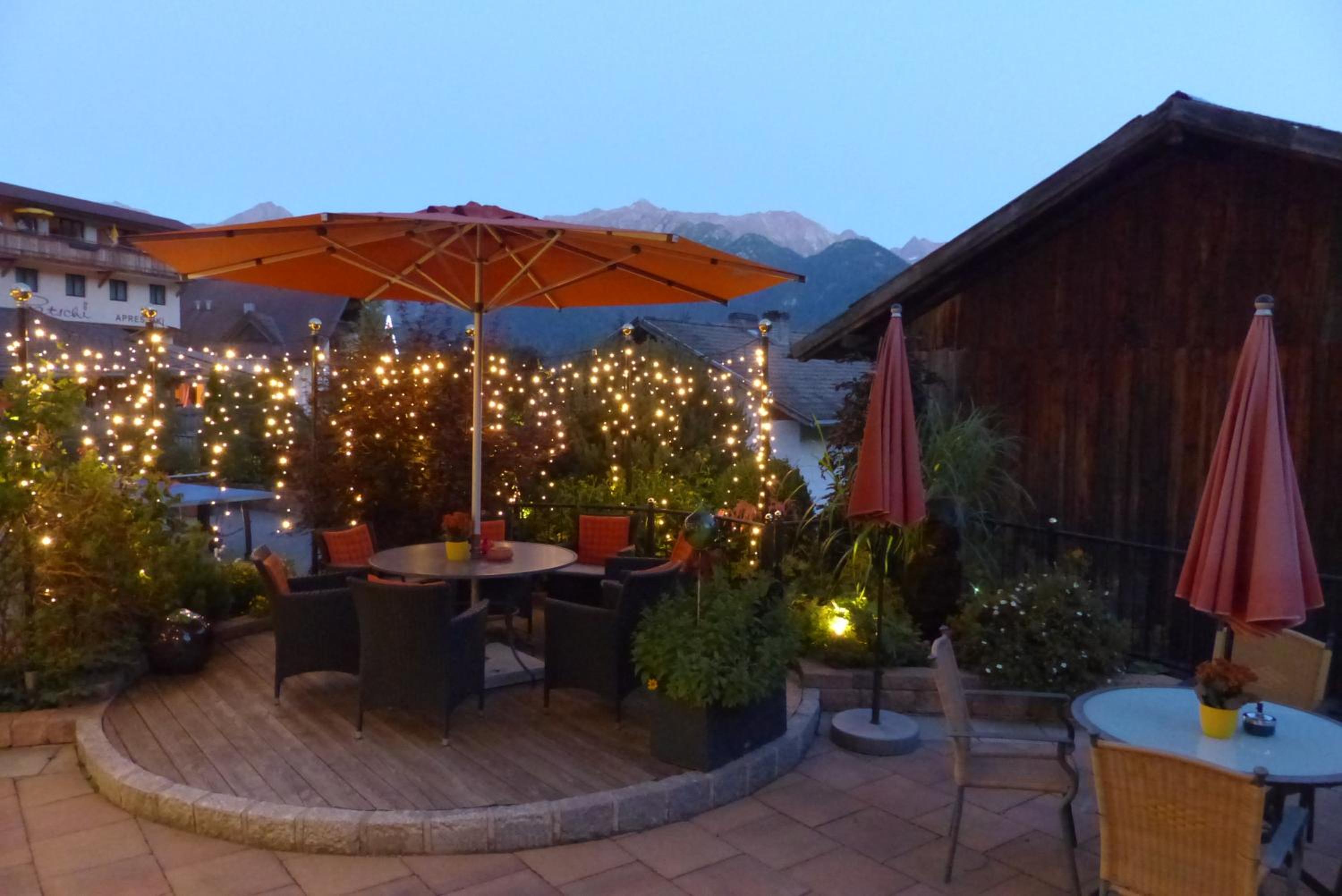 outdoor BBQ area