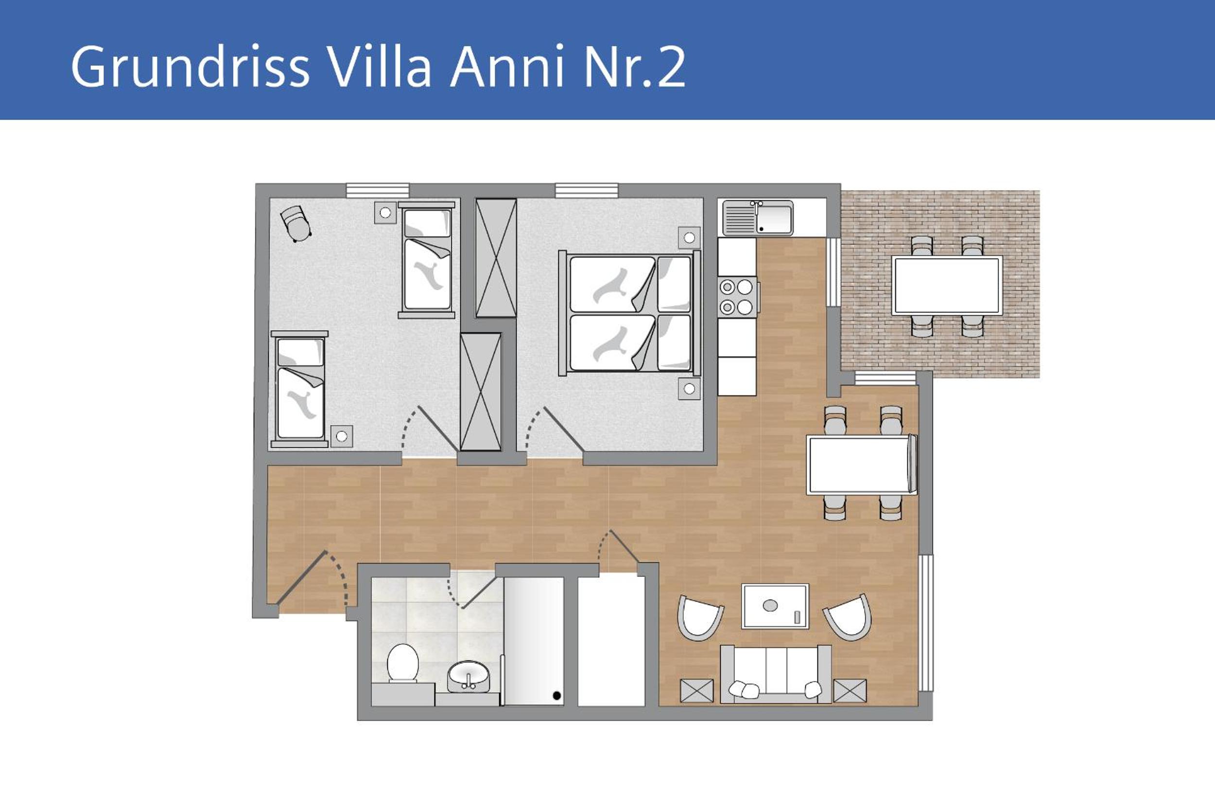 Villa Anni Ferienwohnung 02 - mit Sauna- und Schwimmbadnutzung im AHOI Sellin view 4