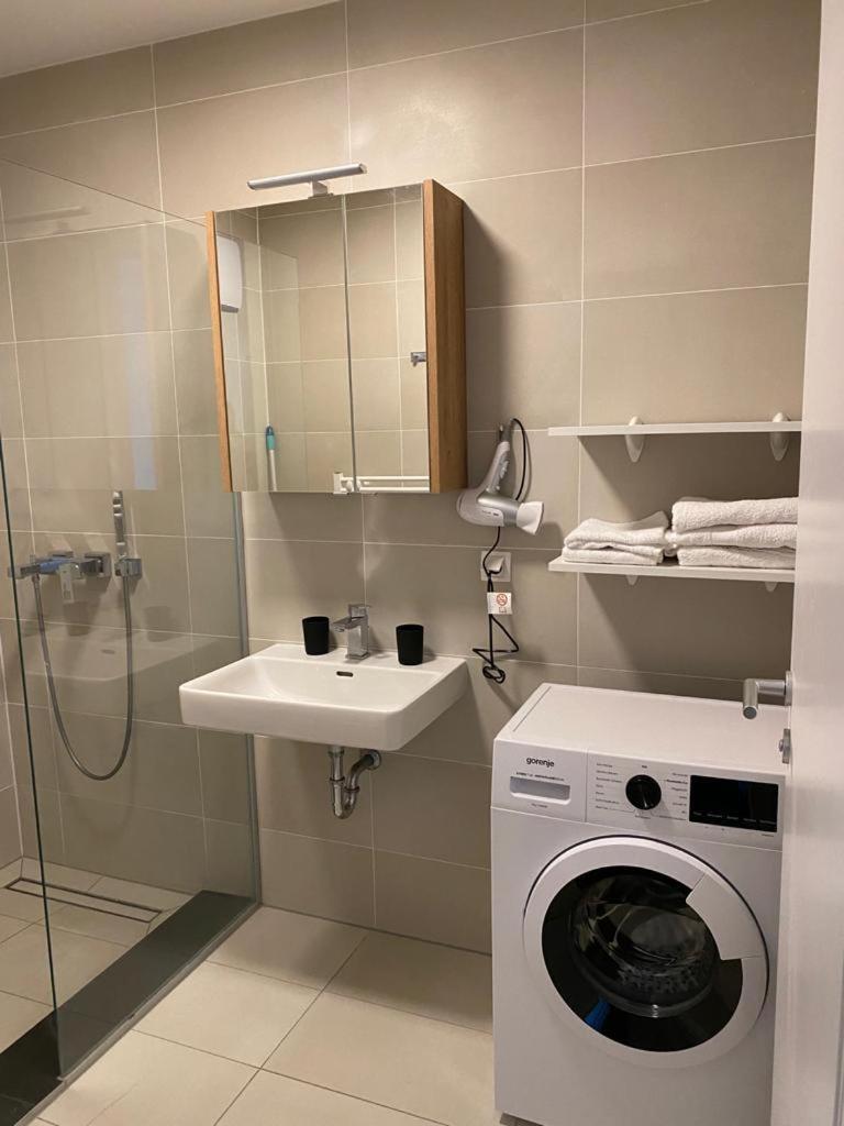 Modern apartment with garden near city center