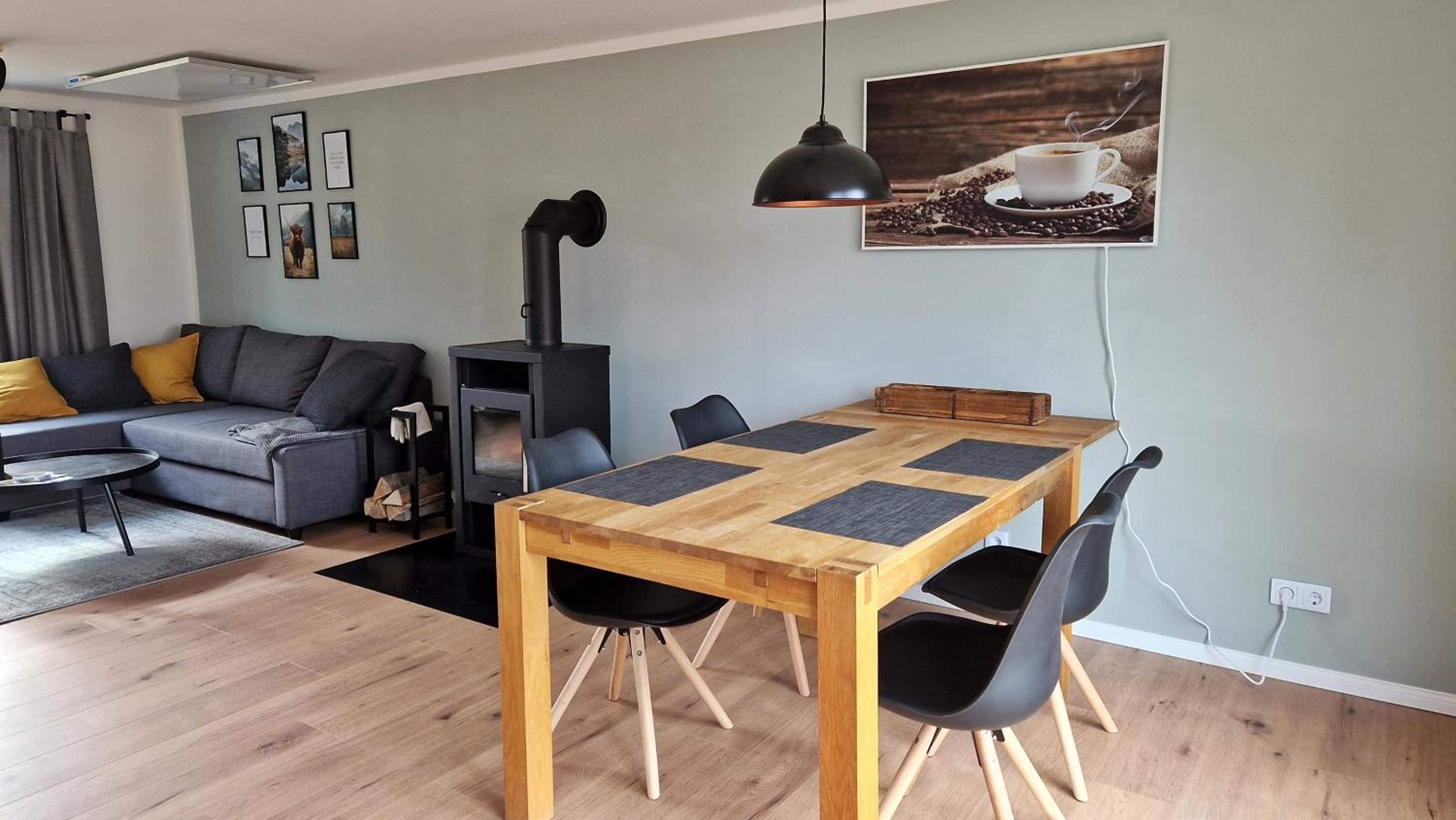 Ferienhaus Seeoase - 70qm - Kamin -Terrassen - Parkplatz - Badestelle fußläufig