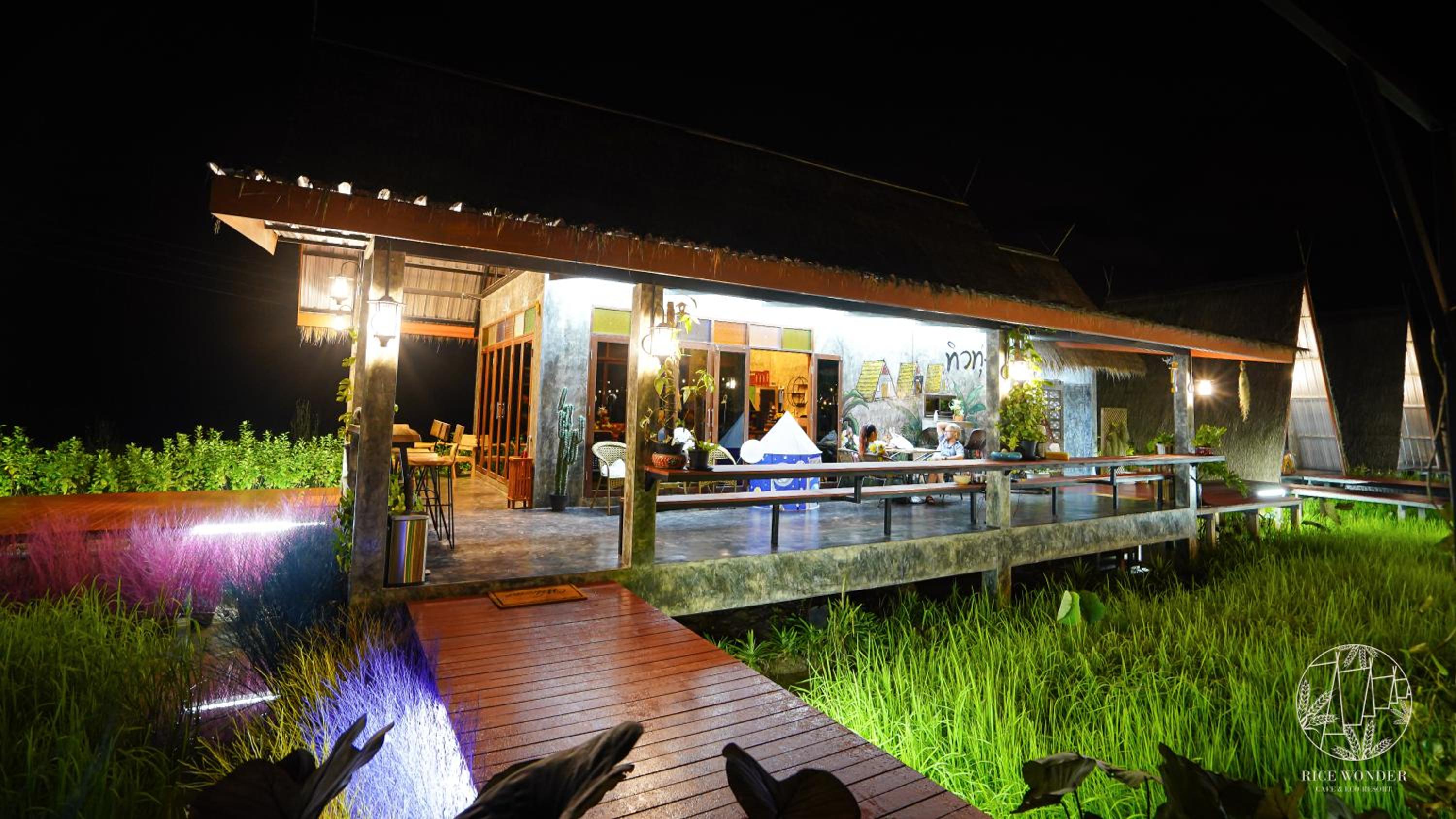 outdoor BBQ area