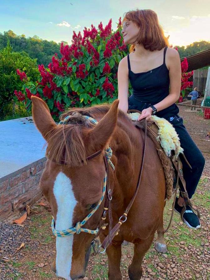 Hospedagem Bela Roça - Lareira, Passeio a cavalo, ovelhas