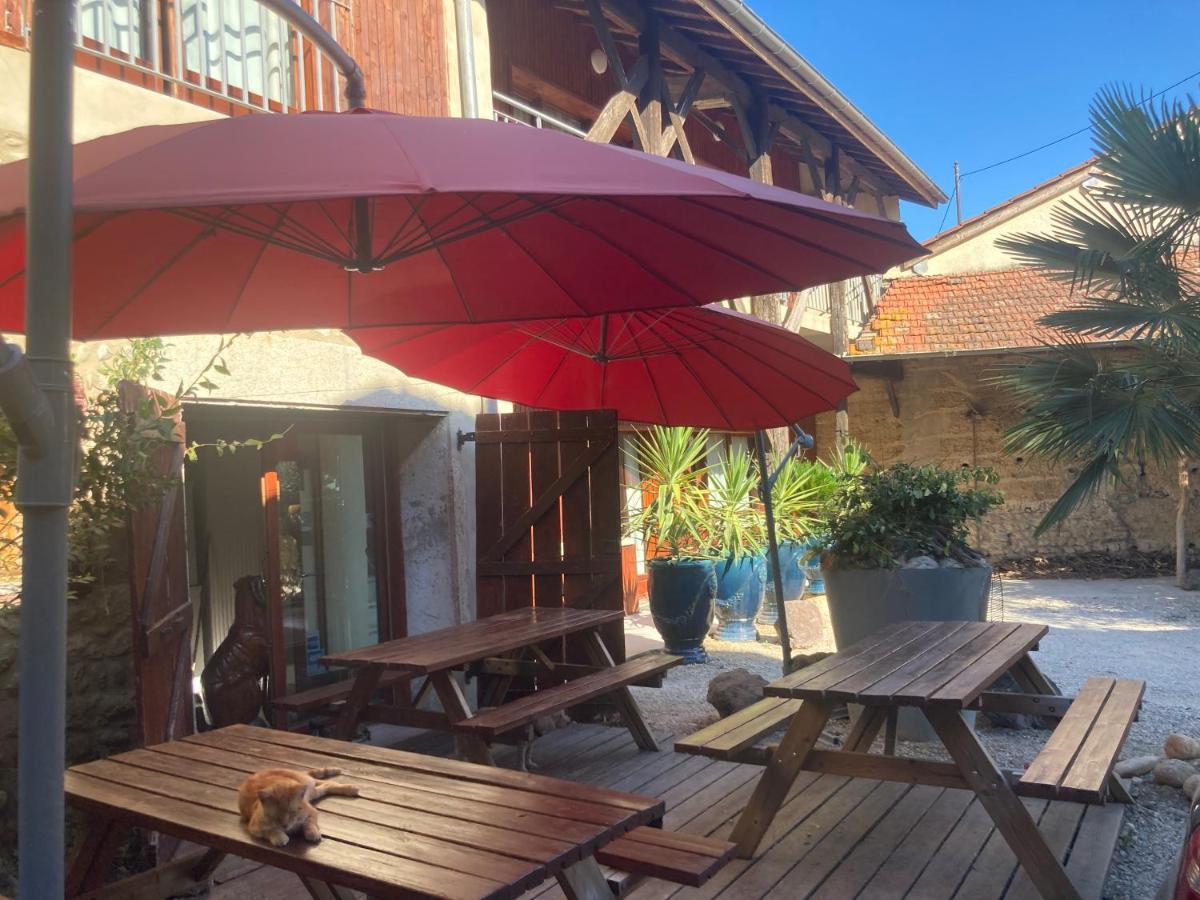 outdoor BBQ area