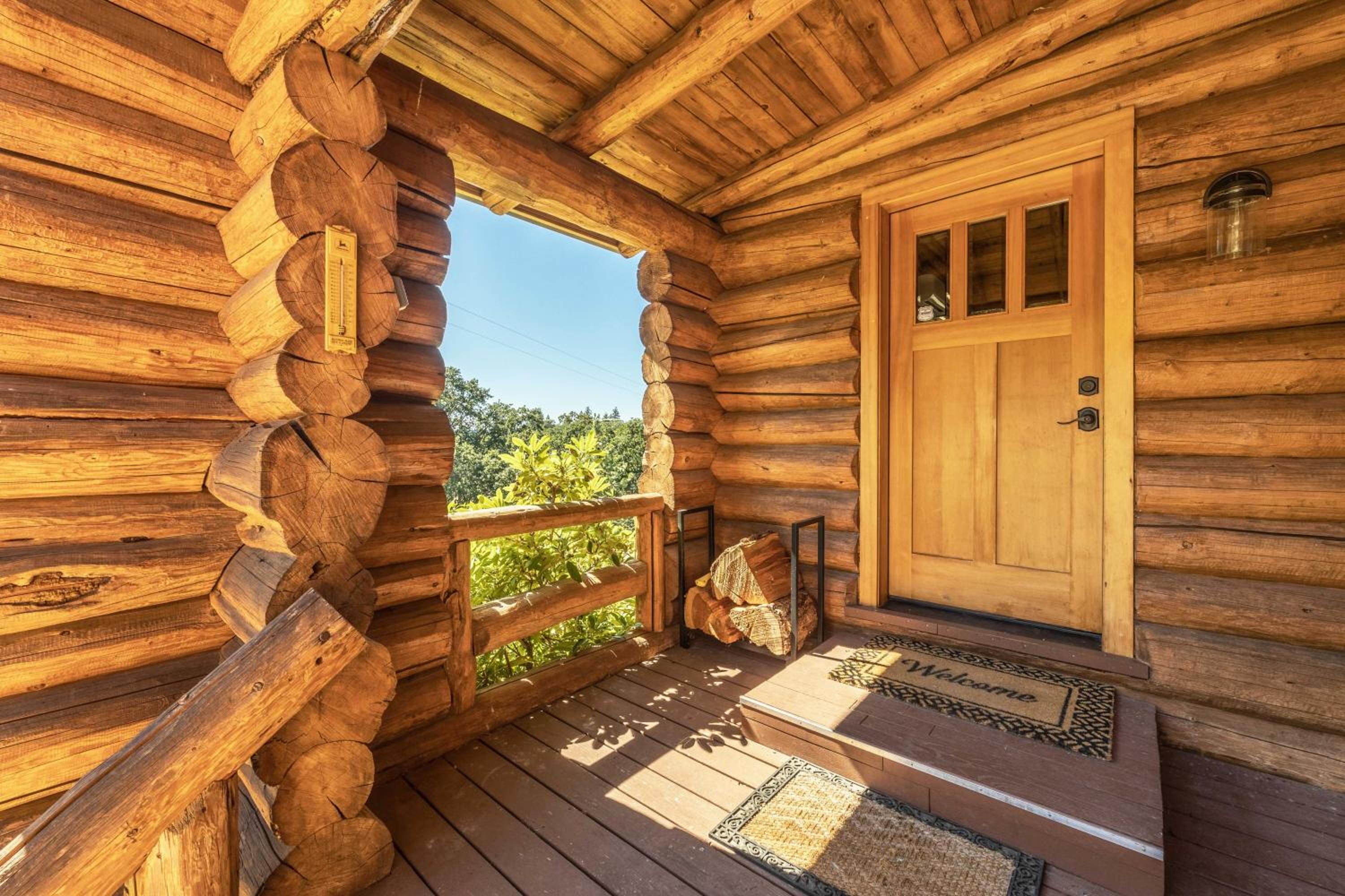 Rowland Log Cabin home view 2
