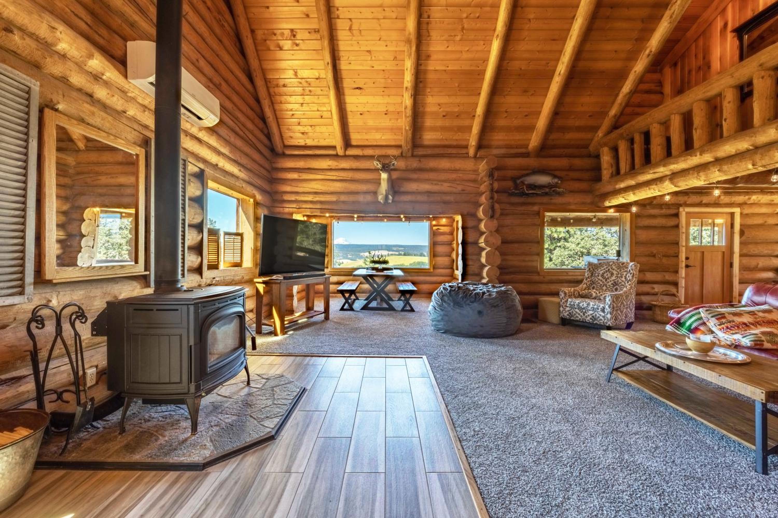 Rowland Log Cabin home view 5