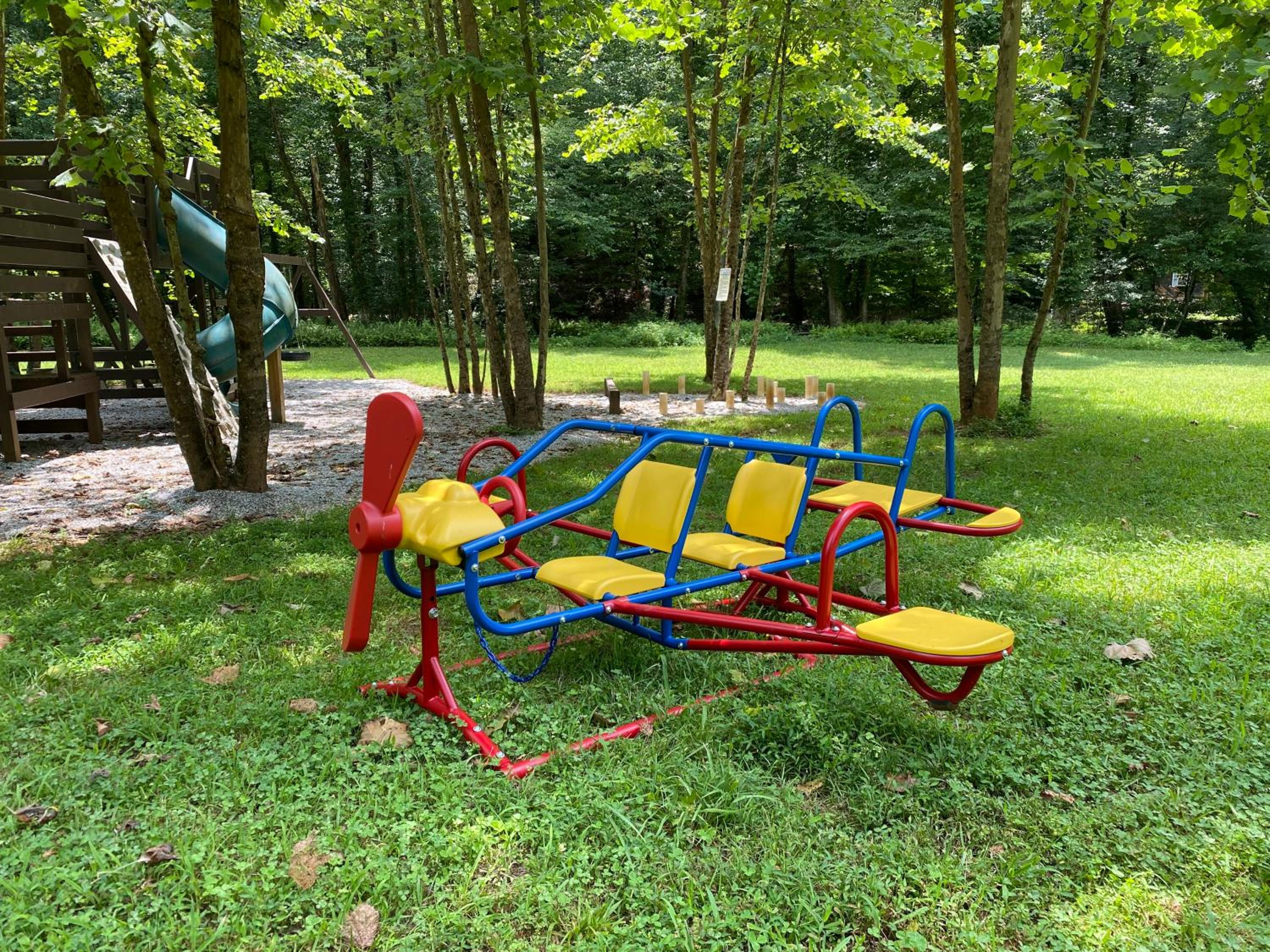 New Listing! Two Cabins with Hot Tubs - Playground view 5