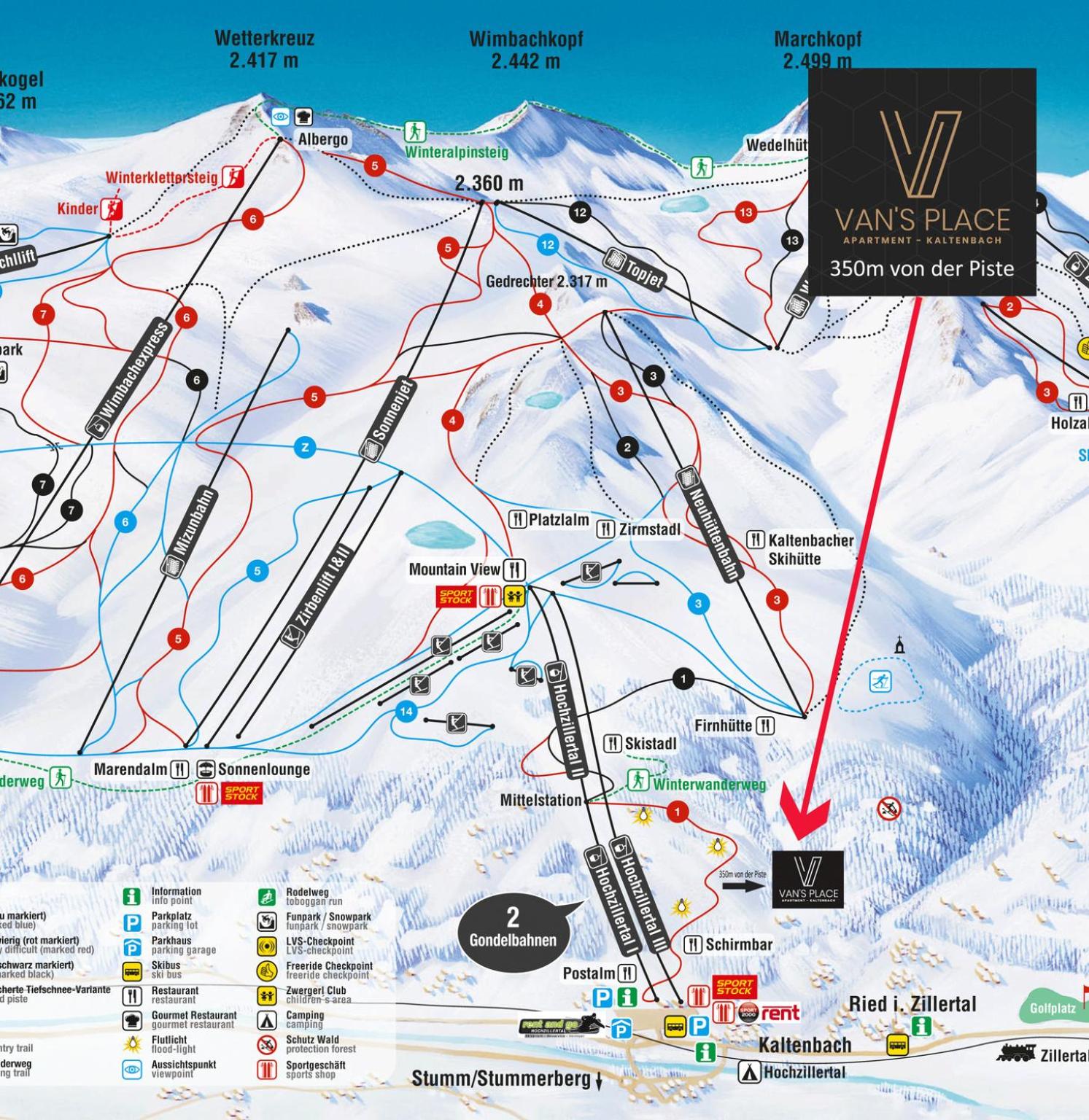 Van's Place, Luxus Apartment im Zillertal