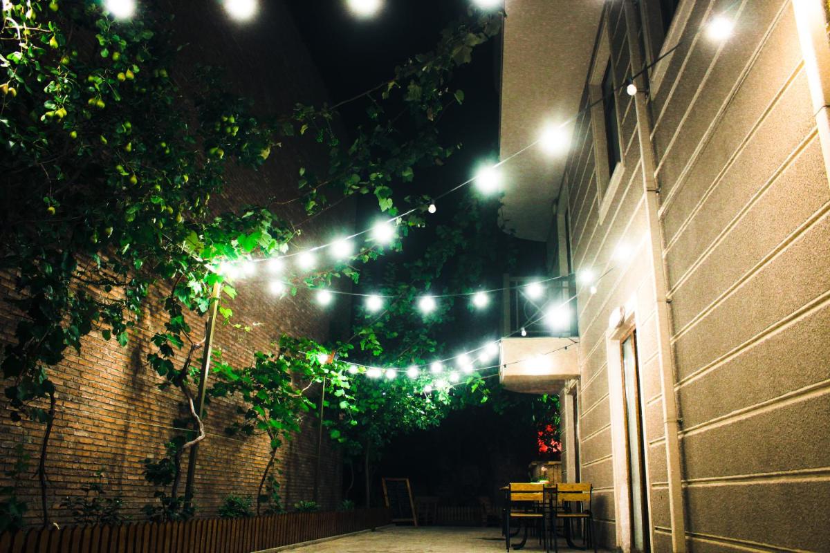 outdoor BBQ area