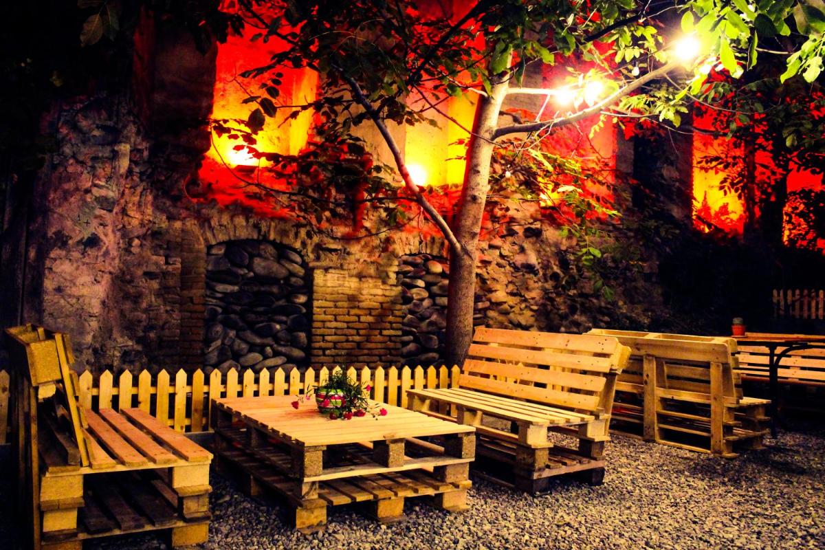 outdoor BBQ area