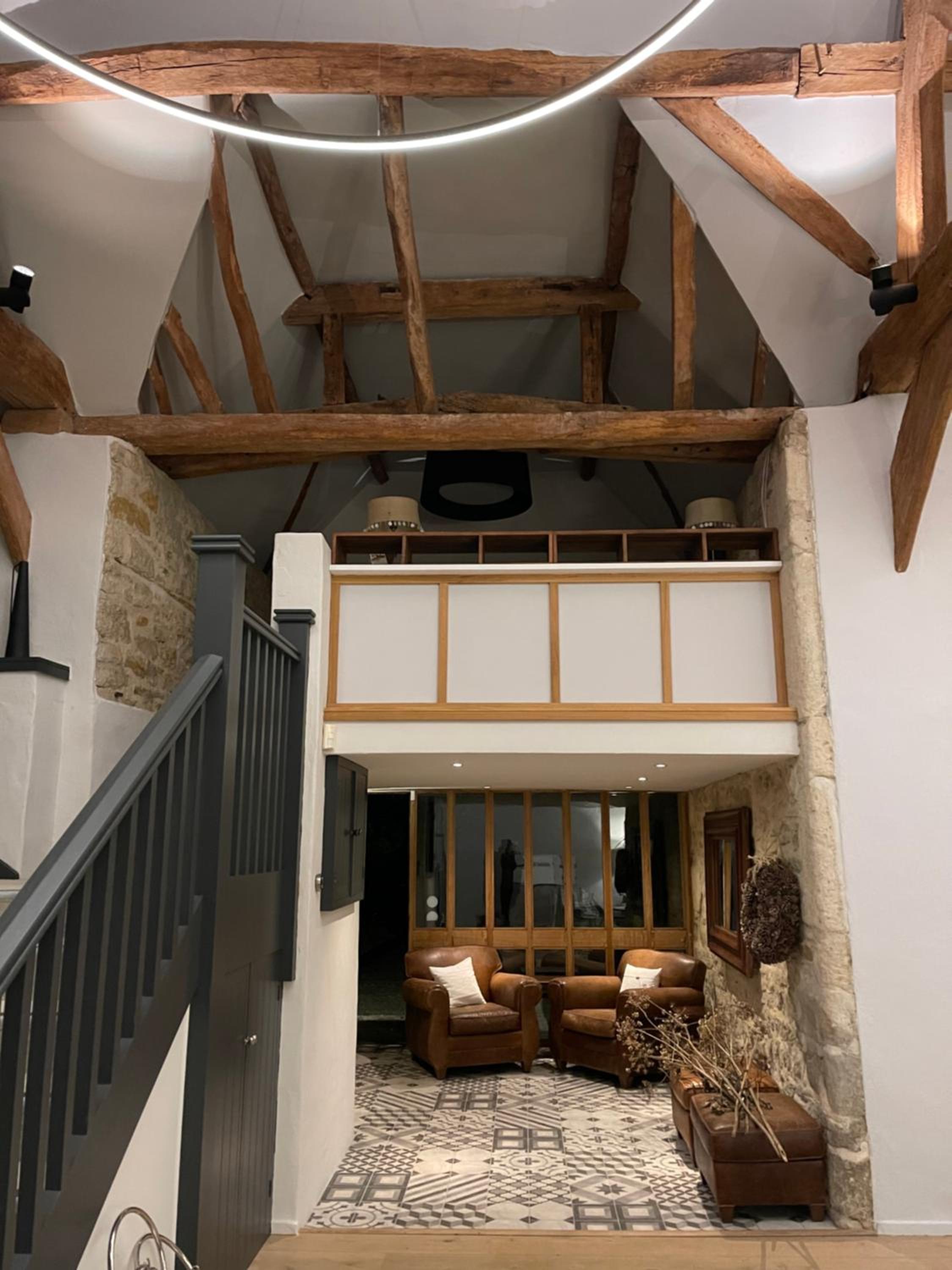 2 bedroom 17th Century Barn with surround sound TV in quiet village near great pubs and walks view 2