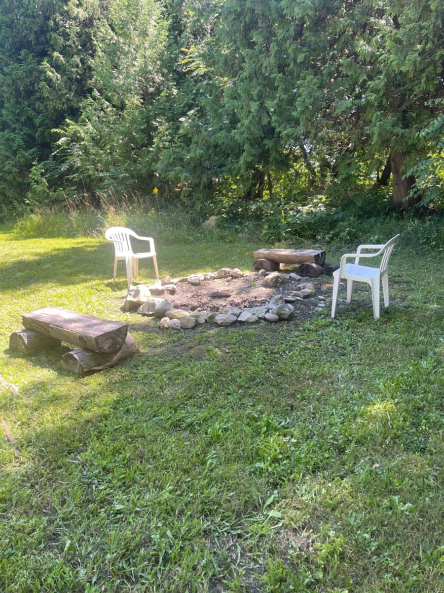 outdoor BBQ area