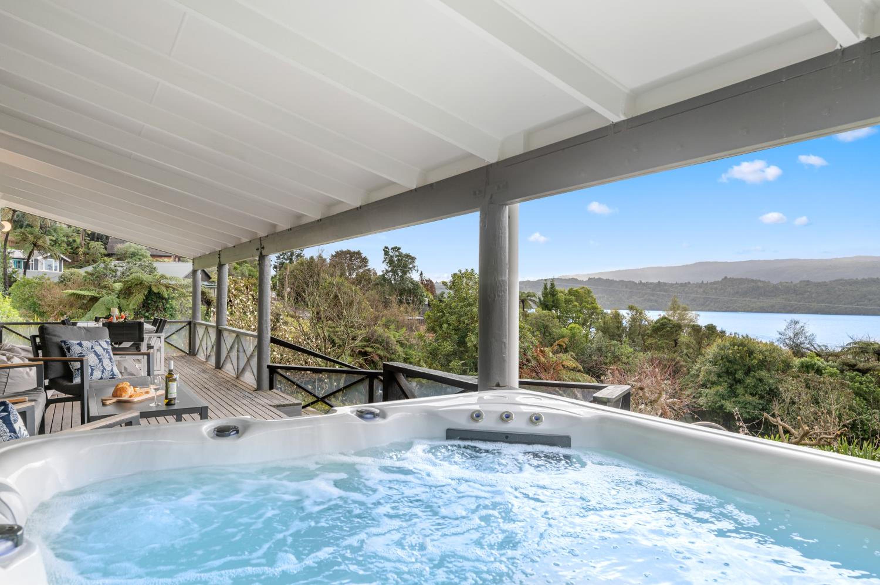 Splendour on Spencer - Lake Tarawera Holiday Home view 2