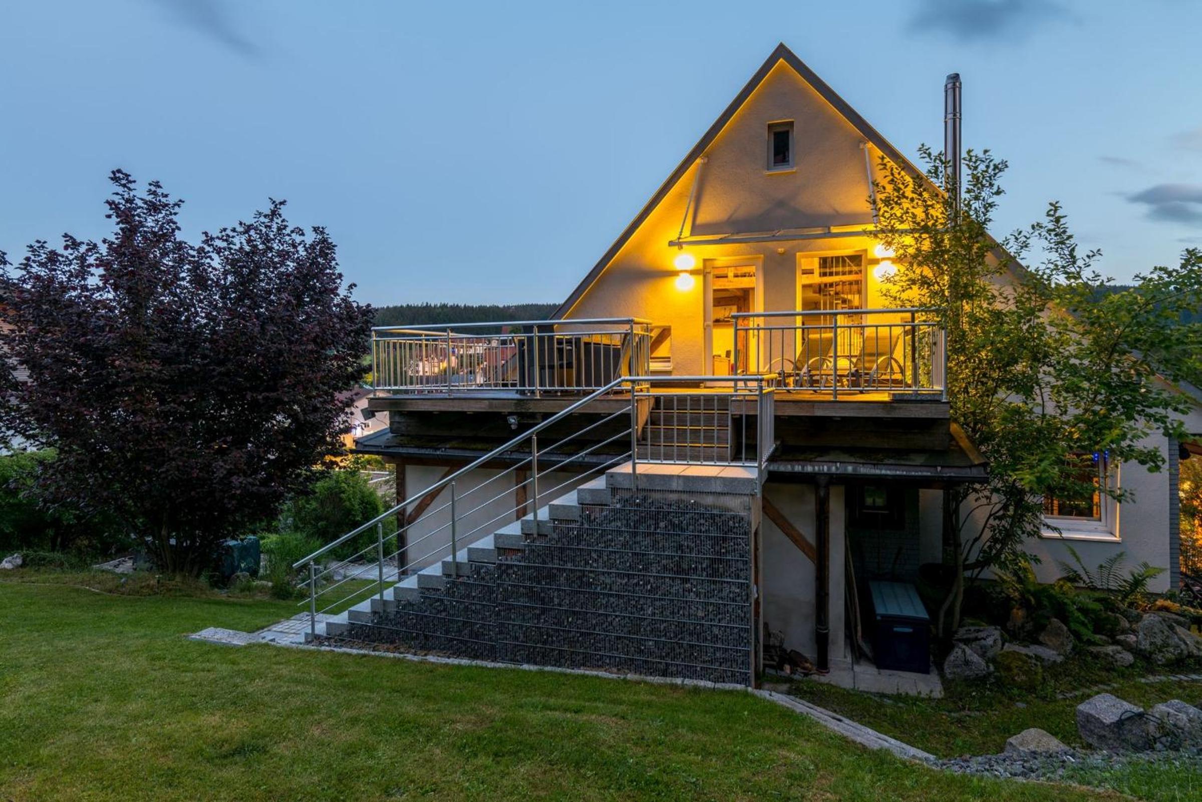 Großes Ferienhaus mit Sauna, Grill, Garten, Kaminofen - Zum Kuckuck