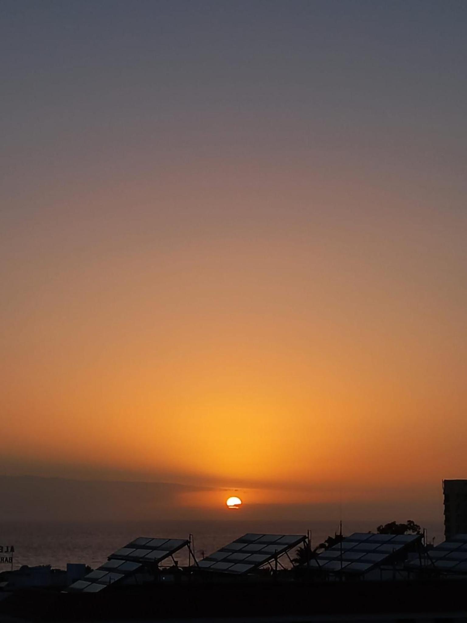 Sunset over the sea