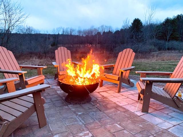 Spacious luxurious log cabin near Cooperstown NY view 4