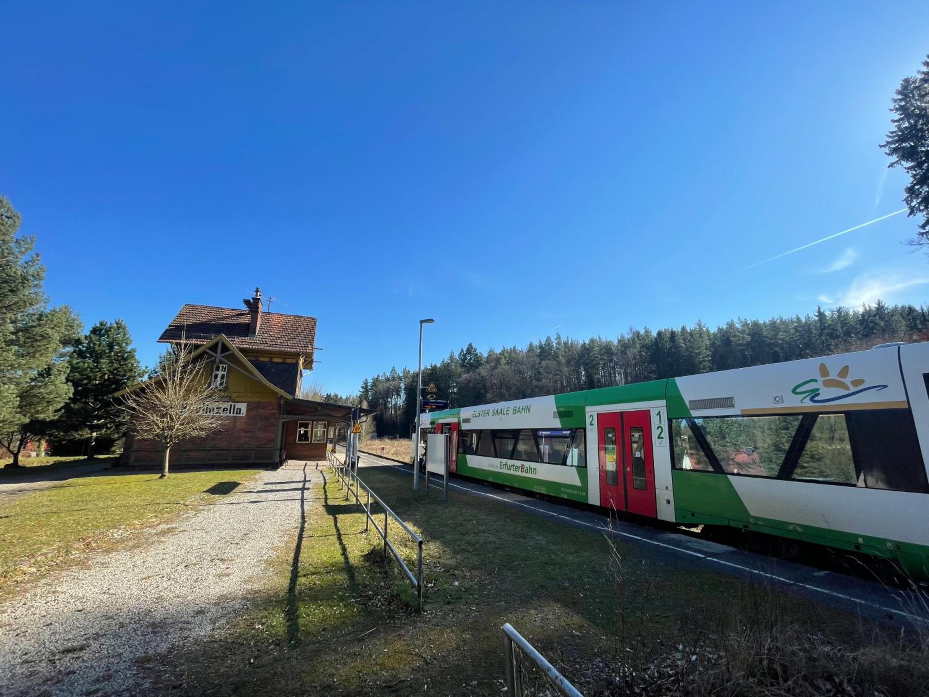 Bahnhof Paulinzella mit Sauna