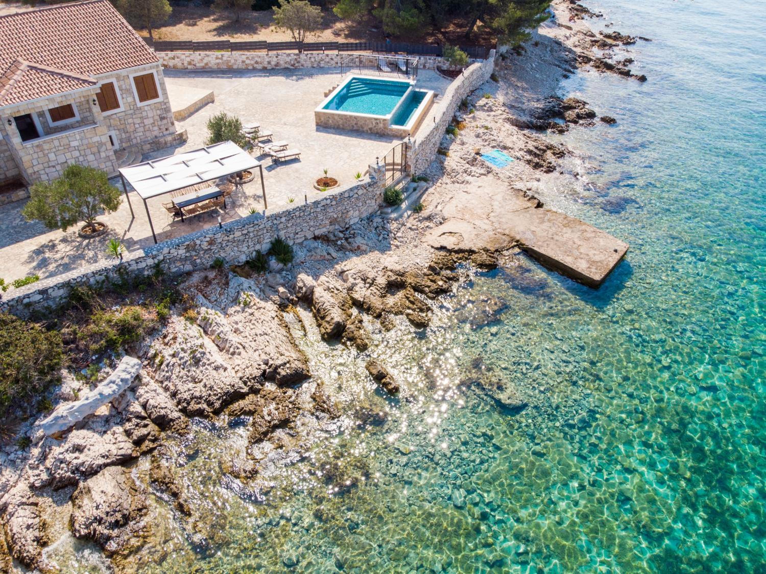 Villa Rudini with heated pool view 3