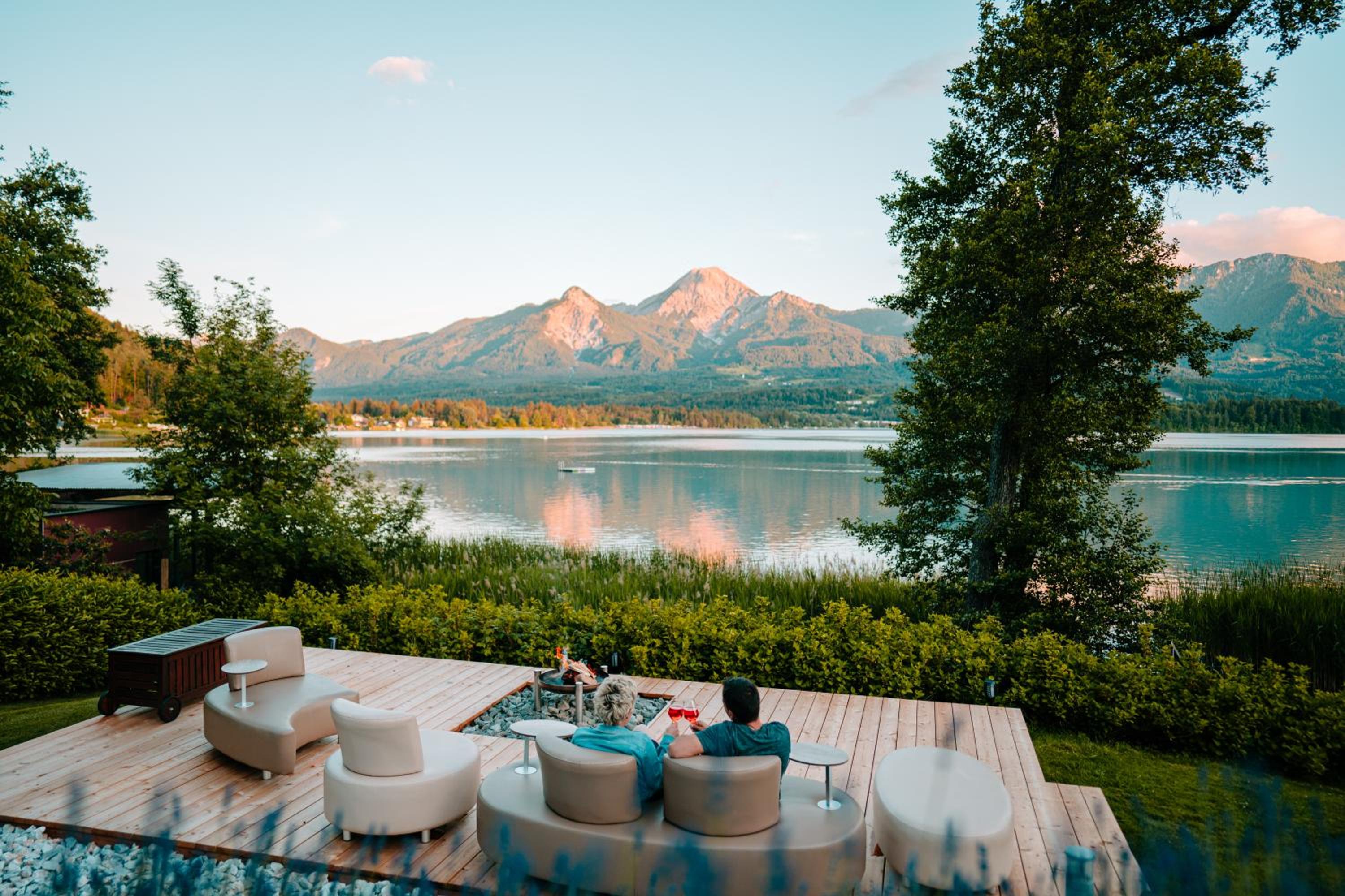 outdoor BBQ area