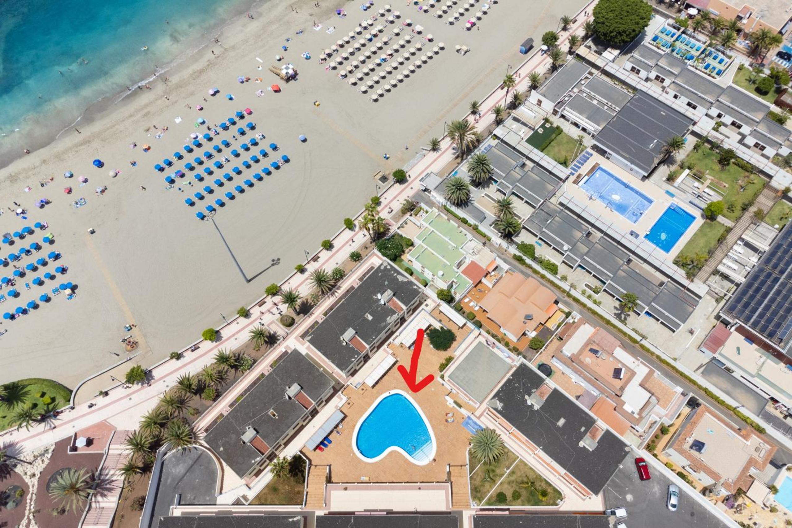 Close to Playa las Vistas with pool and parking view 3