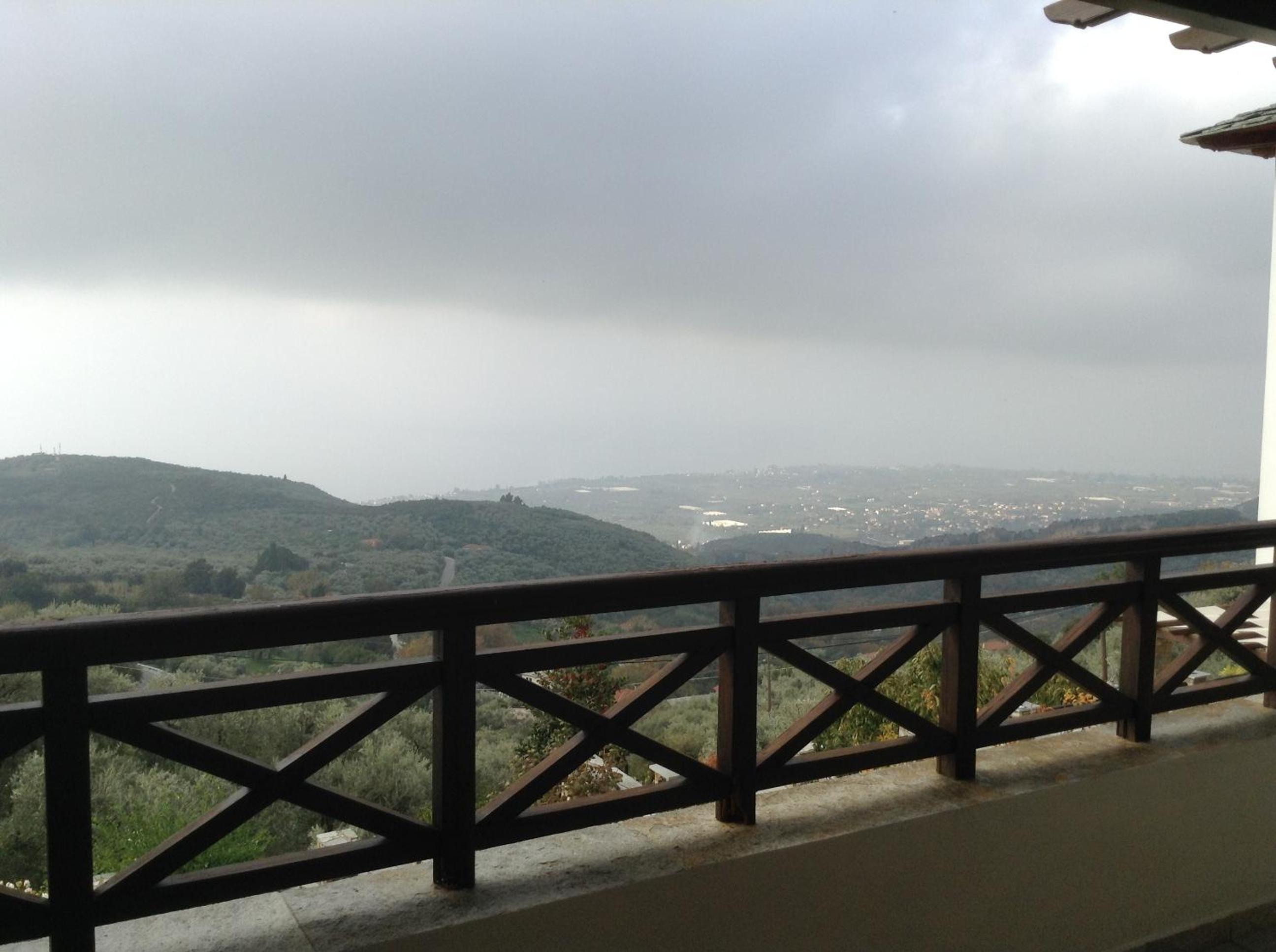 Pilion Stone House view 2