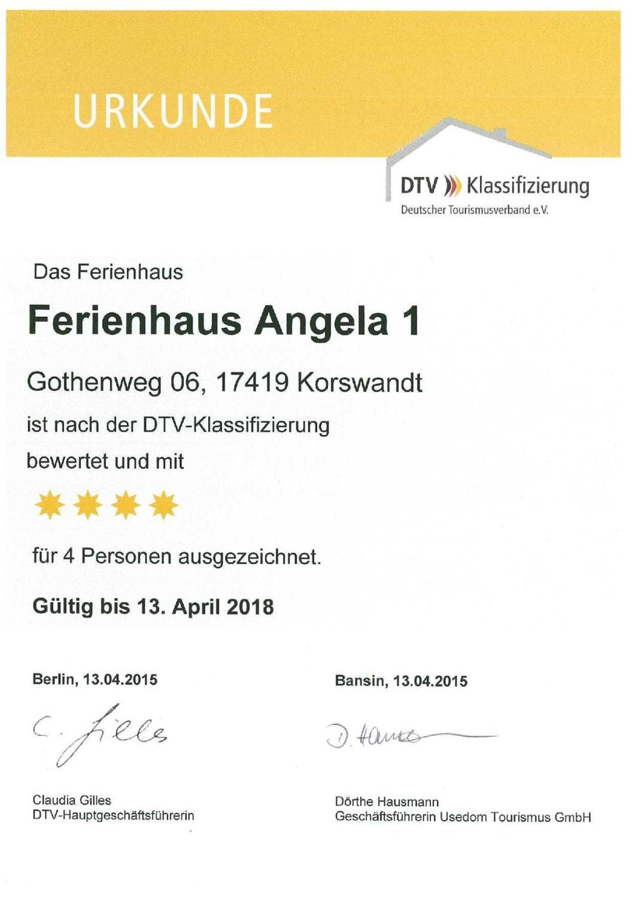 Feriendoppelhaushälfte Angela Whg 01