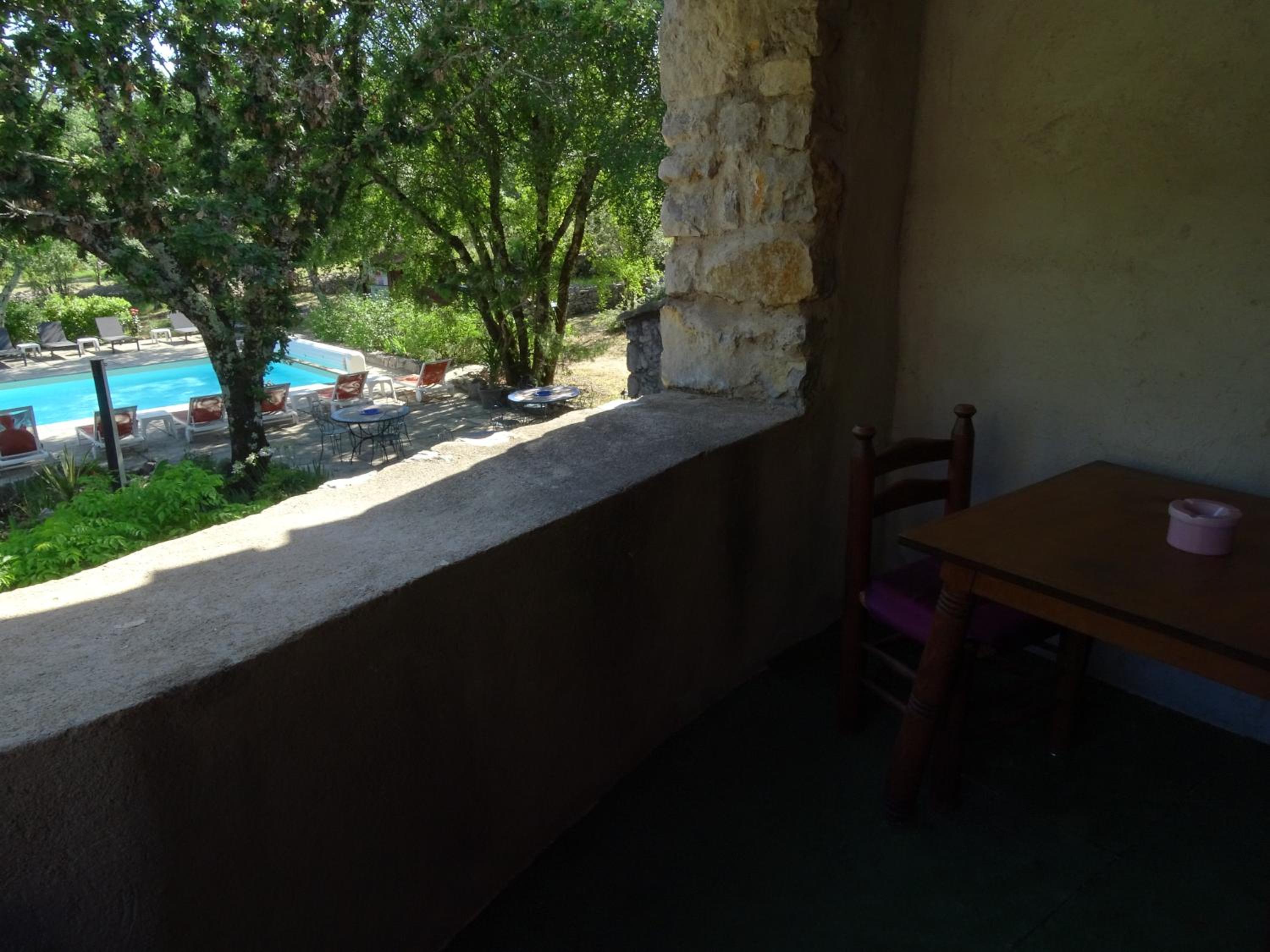 outdoor BBQ area