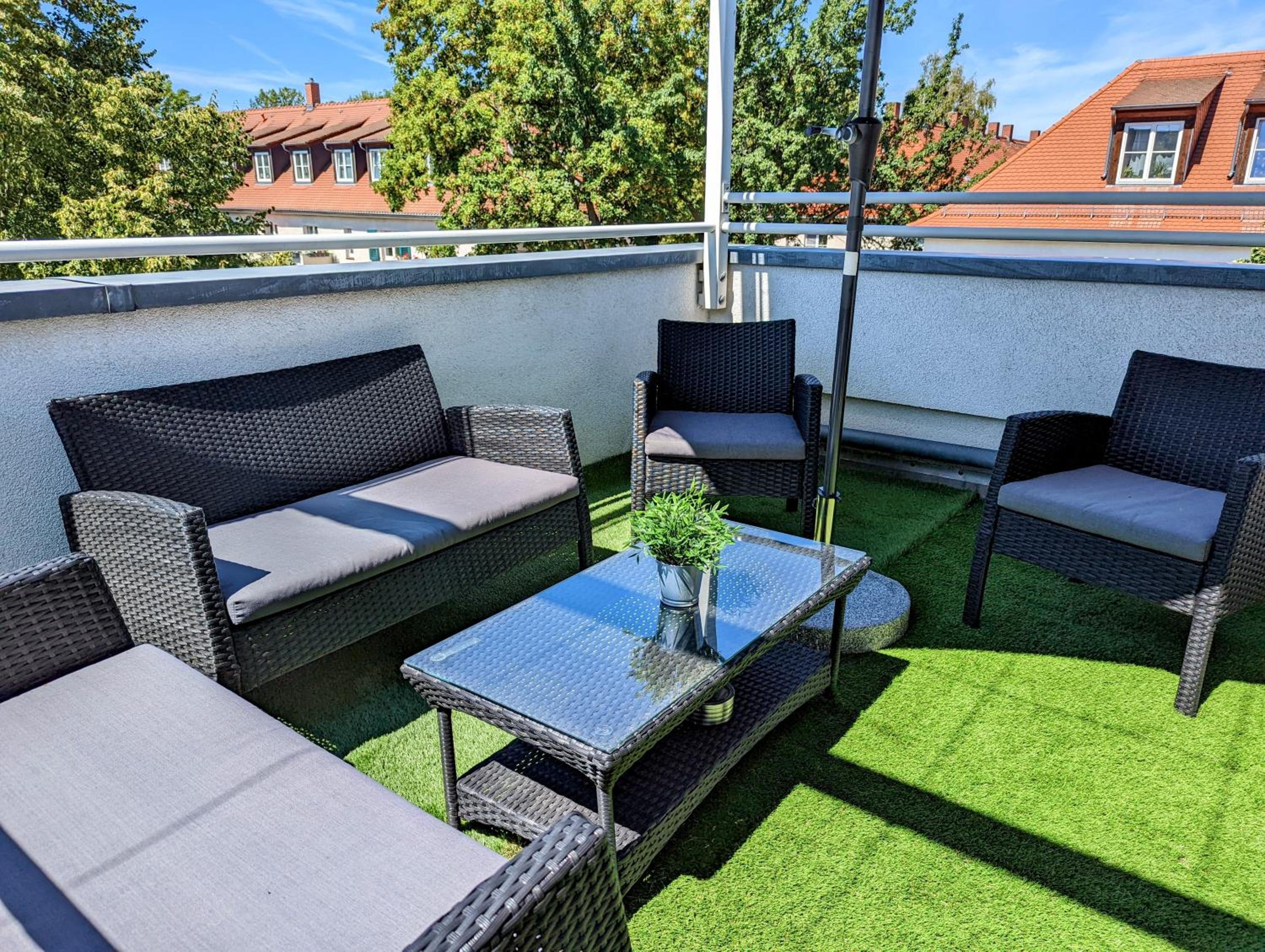 Leipzig Vacations - Leipzig-Residenz Waldstrae am Zoo und Red Bull Arena , Rooftop Apartment mit 2 Dachterrassen - Property Image 8