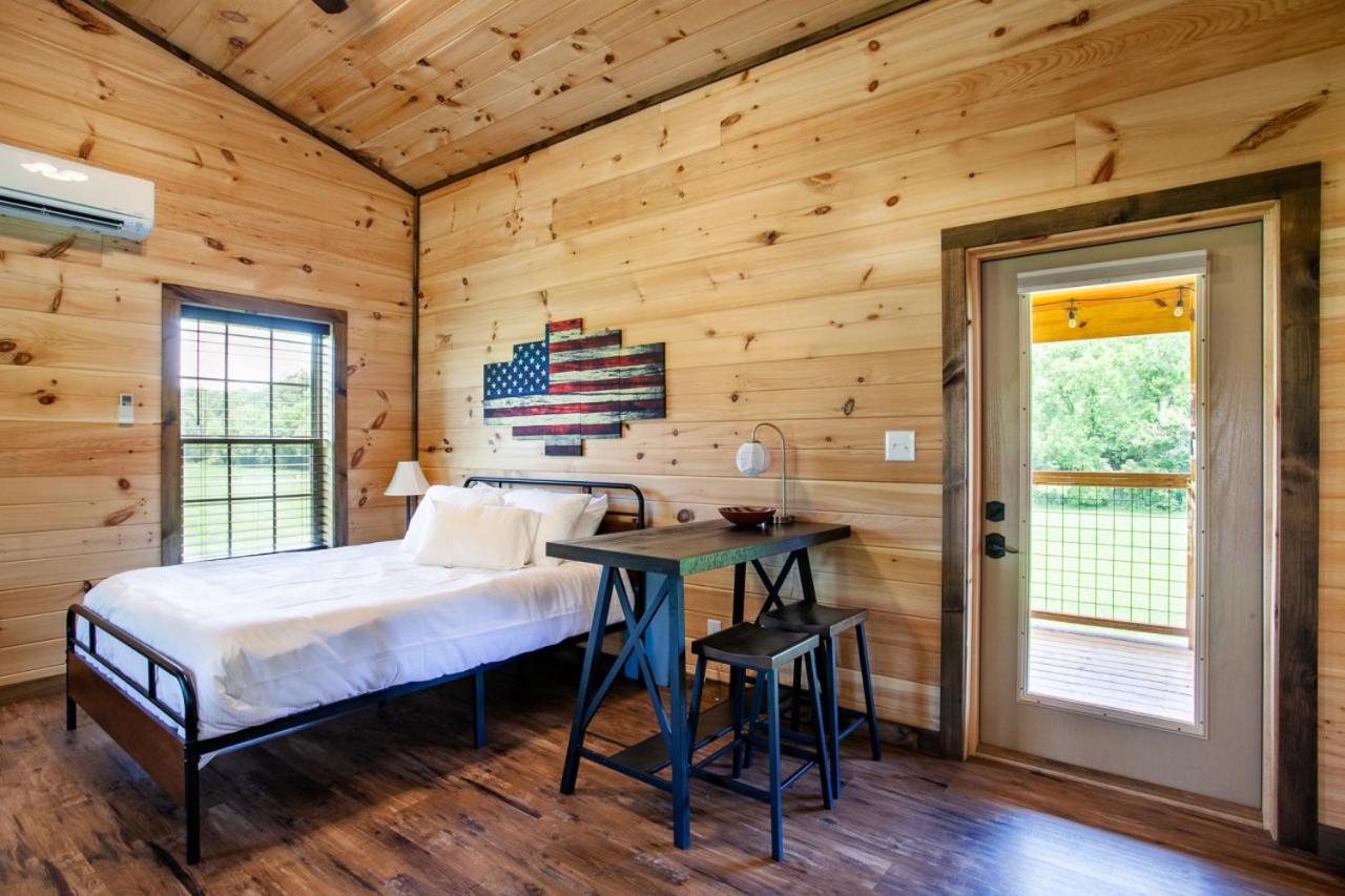 Patriots Tiny Home w Hot Tub Fire Pit Grill
