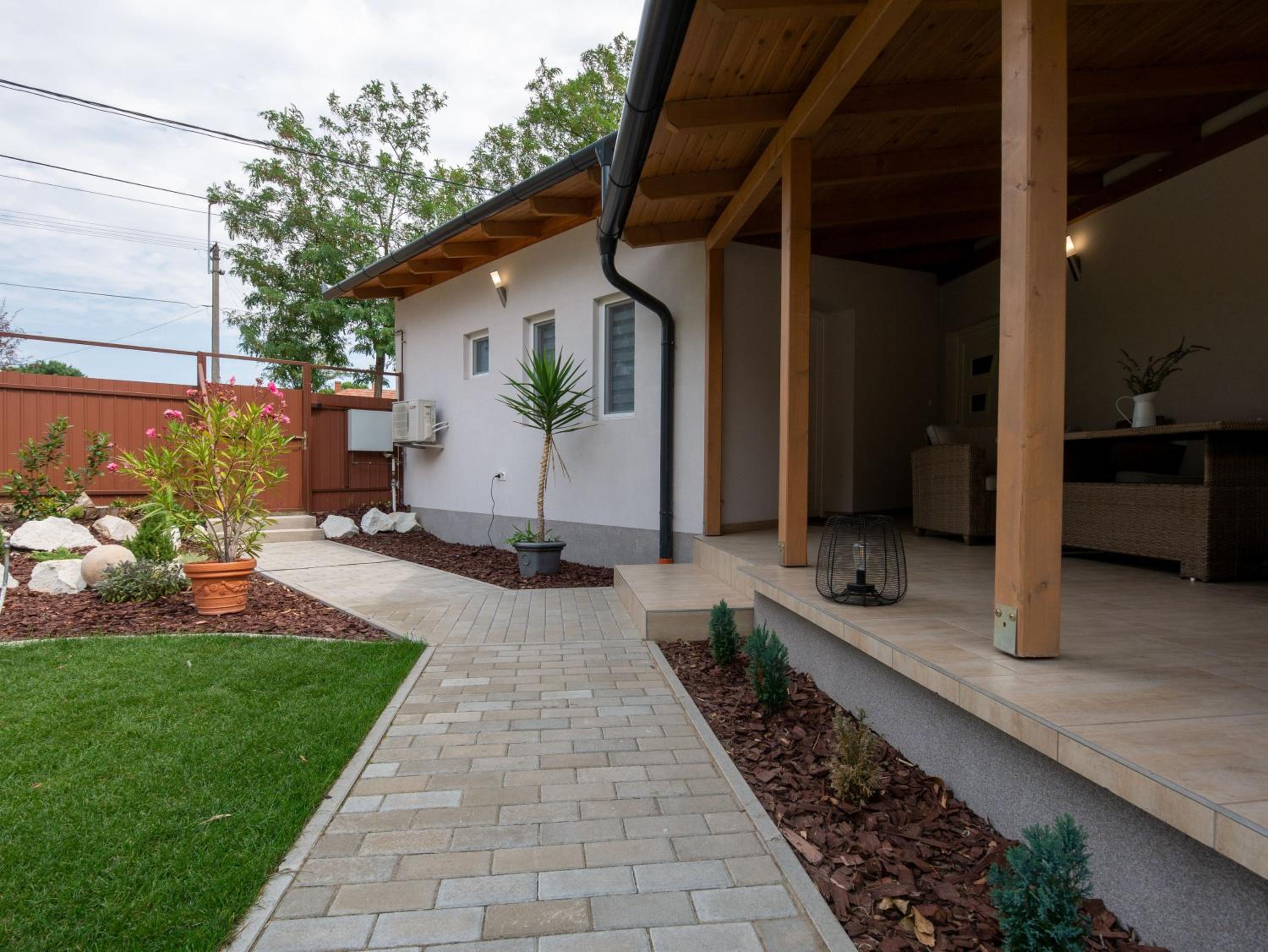 outdoor BBQ area
