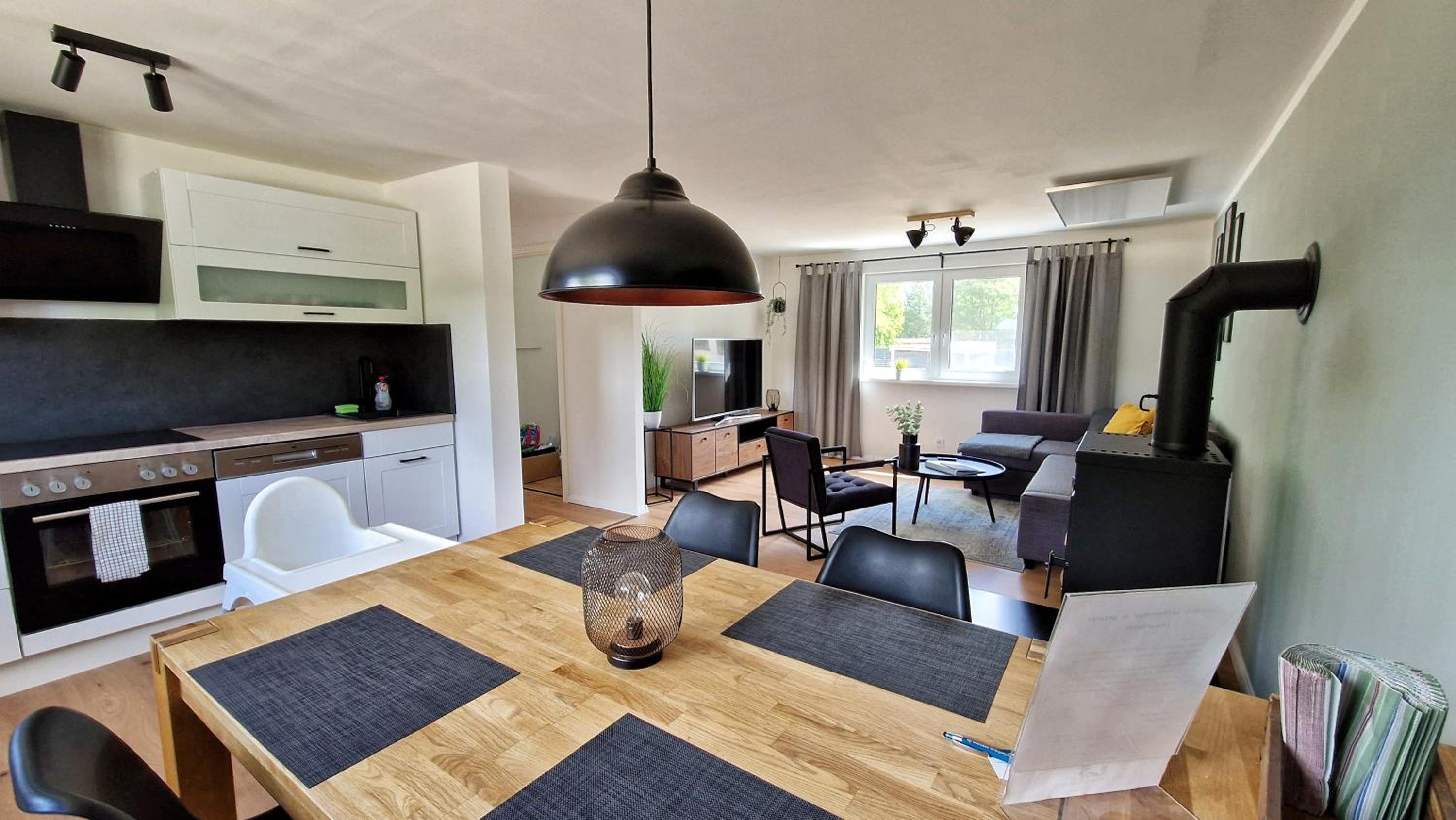 Ferienhaus Seeoase - 70qm - Kamin -Terrassen - Parkplatz - Badestelle fußläufig