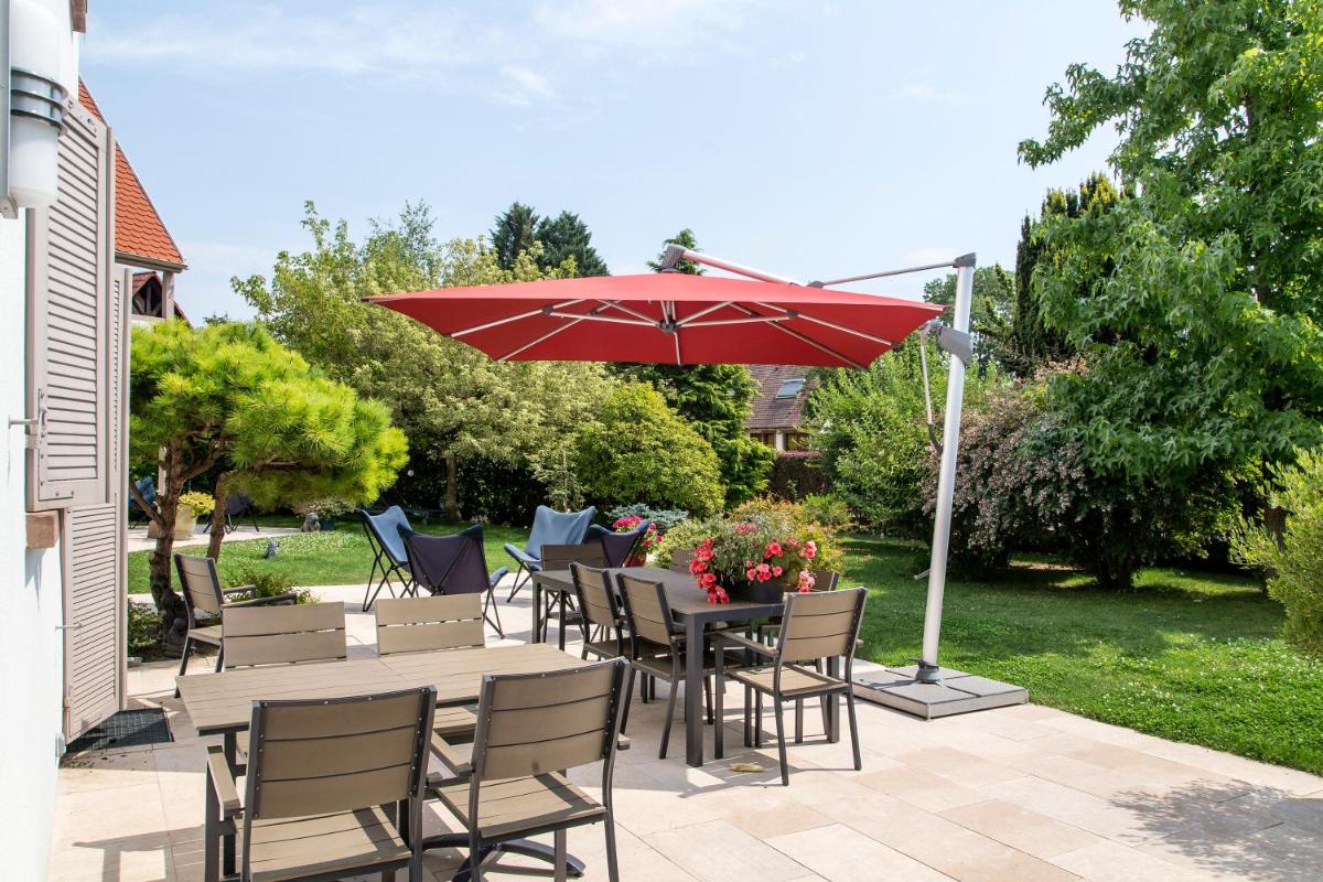 outdoor BBQ area