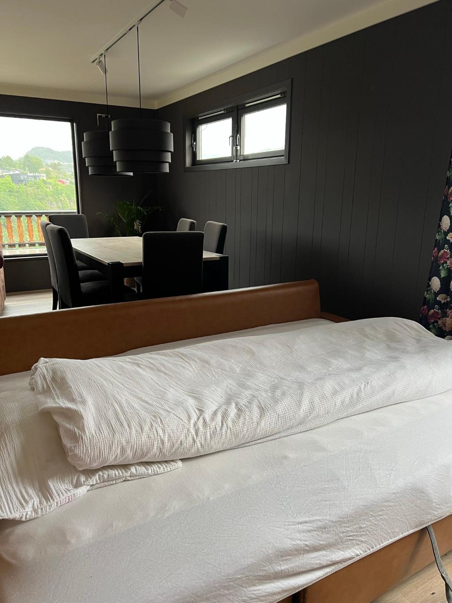 Feriehus i Flekkefjord med panoramautsikt