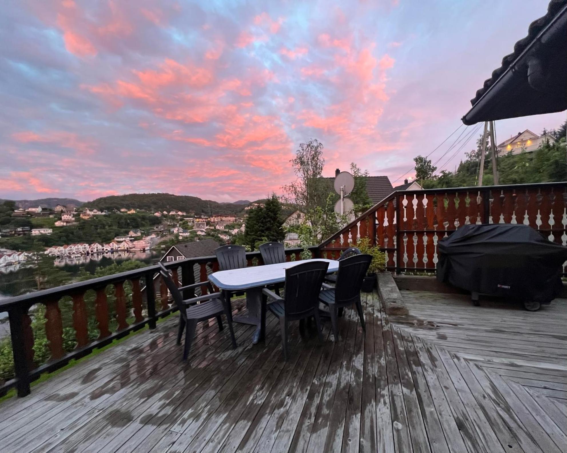 Feriehus i Flekkefjord med panoramautsikt