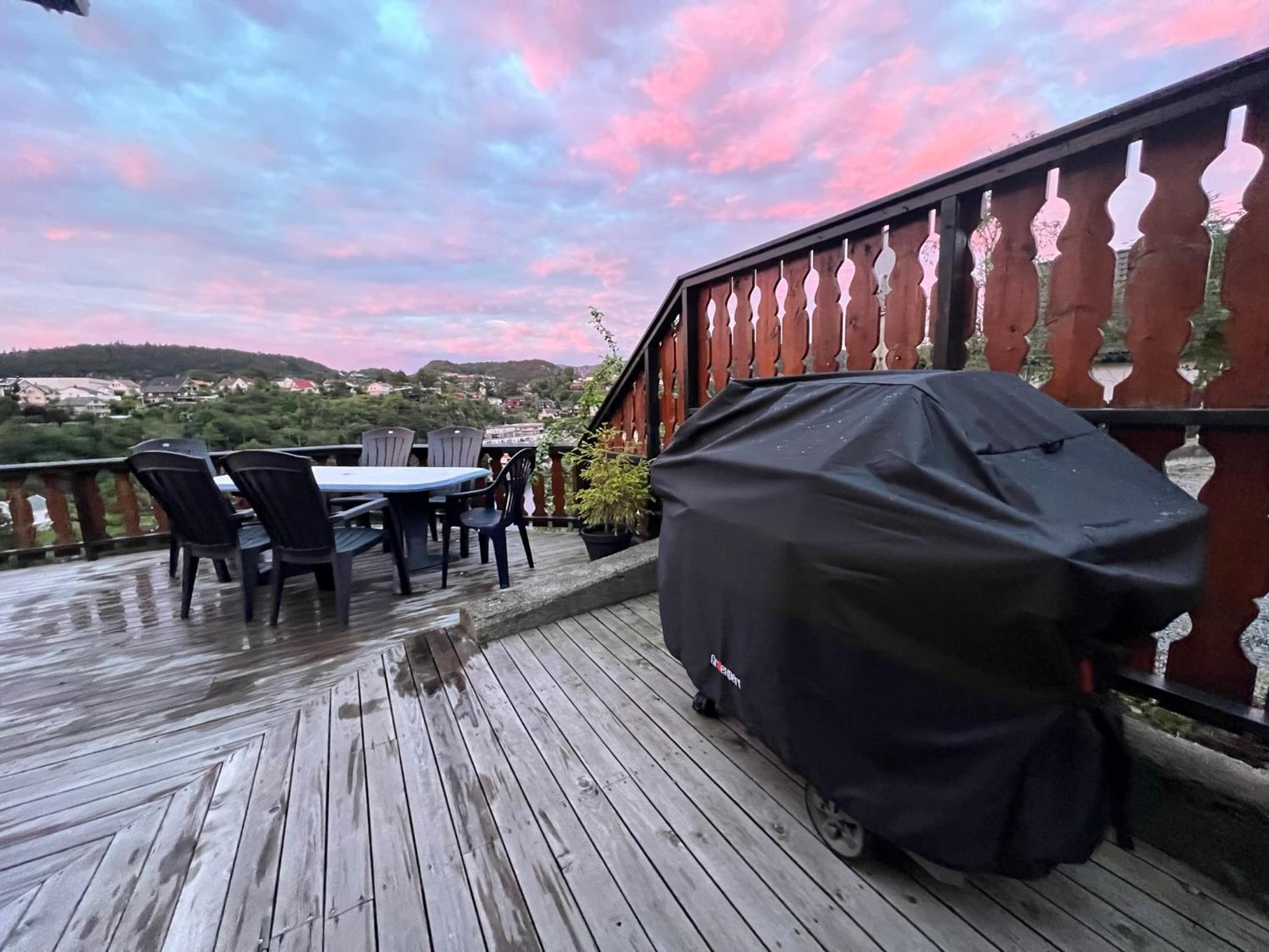 Feriehus i Flekkefjord med panoramautsikt