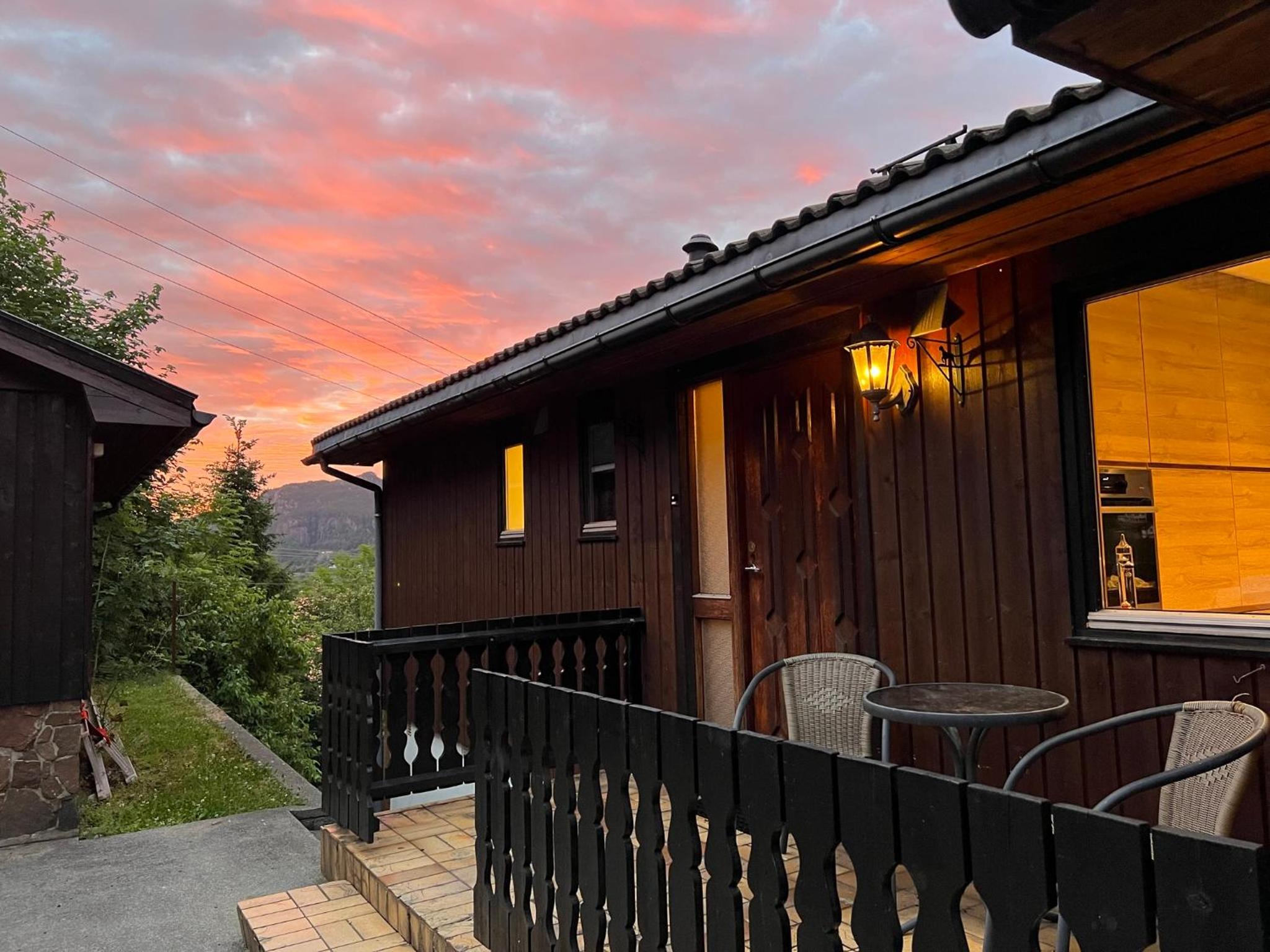 Feriehus i Flekkefjord med panoramautsikt