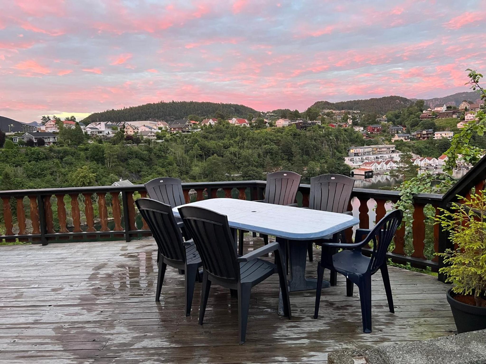 Feriehus i Flekkefjord med panoramautsikt