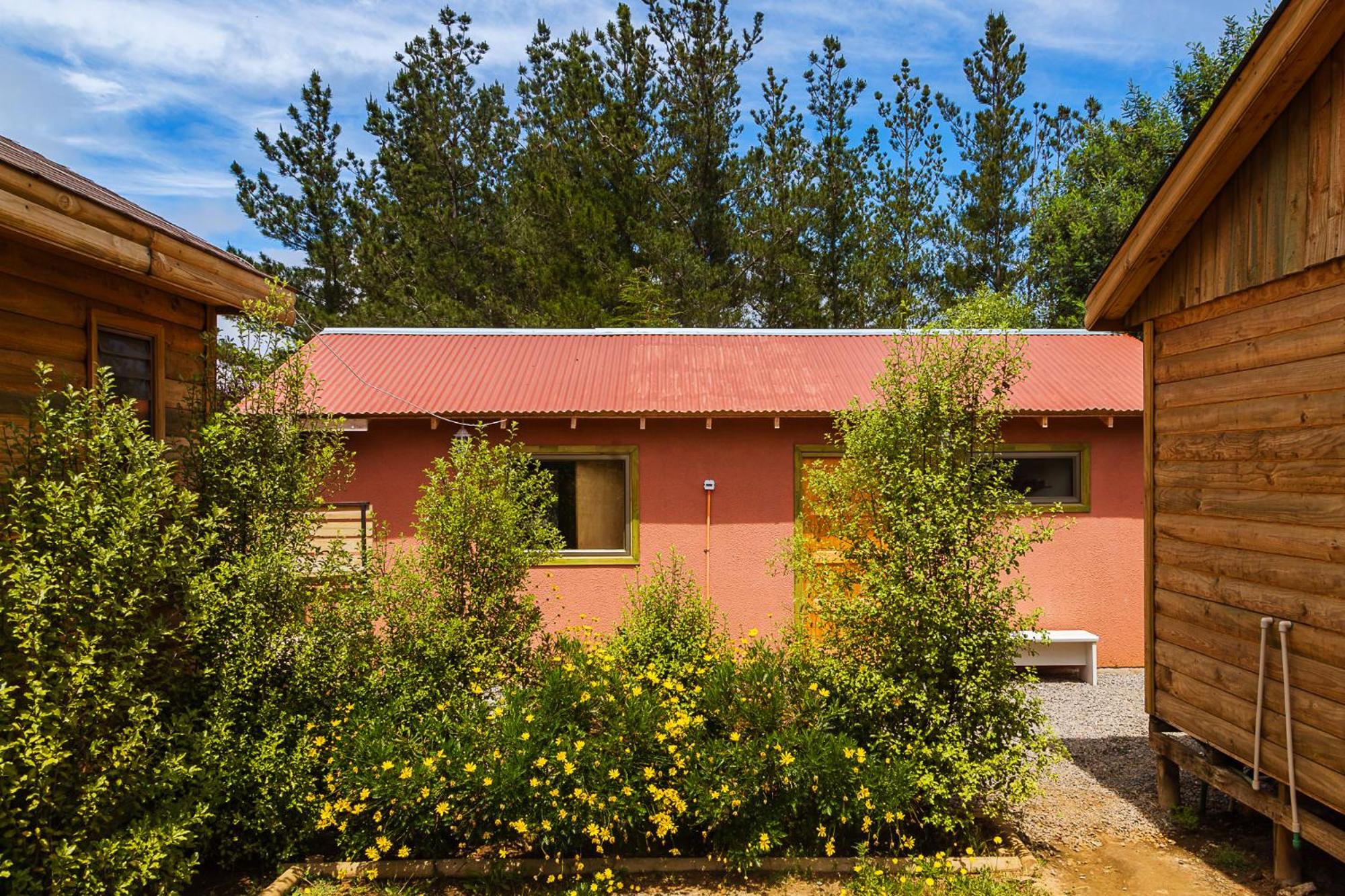 Cabaña en Tunquén con parrilla, fogón, piscina y bosque